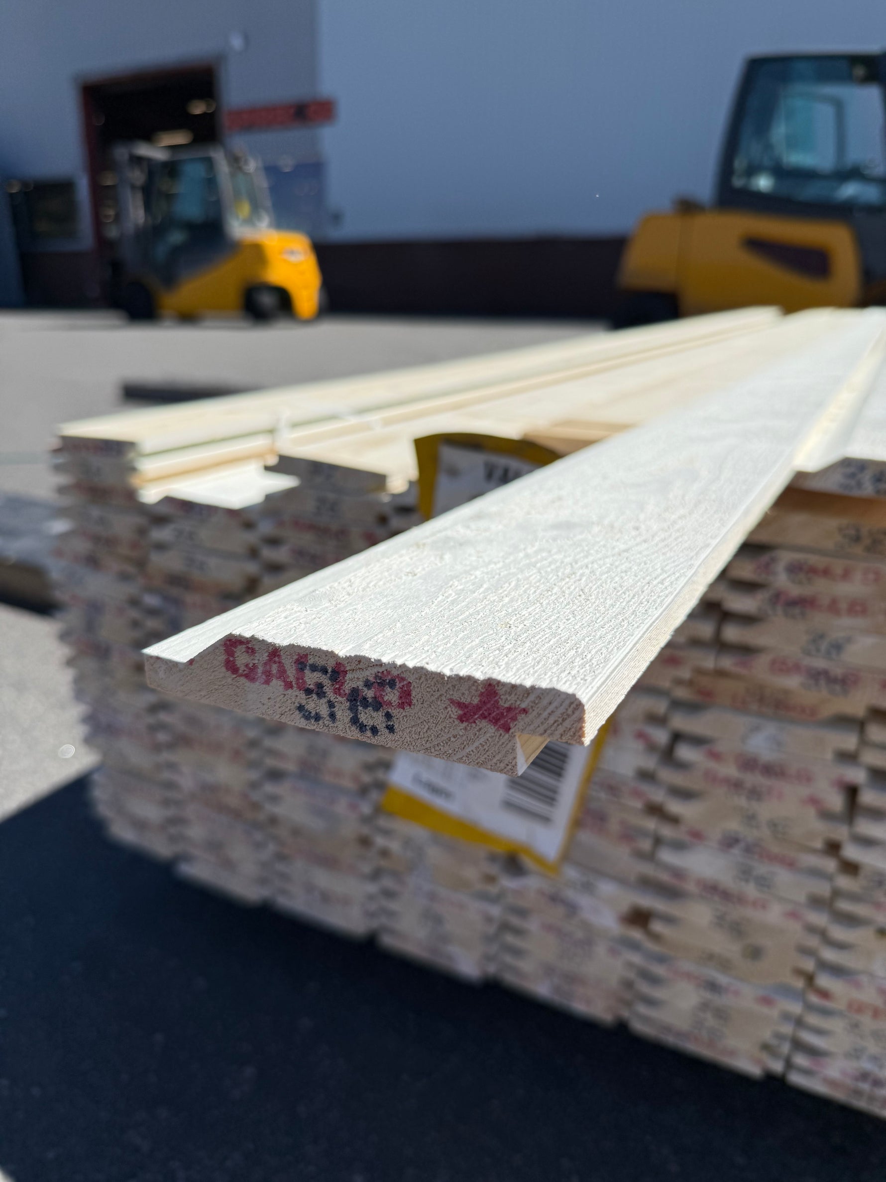 Paket Ytterpanel Enkelfas Halvspont 22x120mm, 180st 3.60m Grundmålad