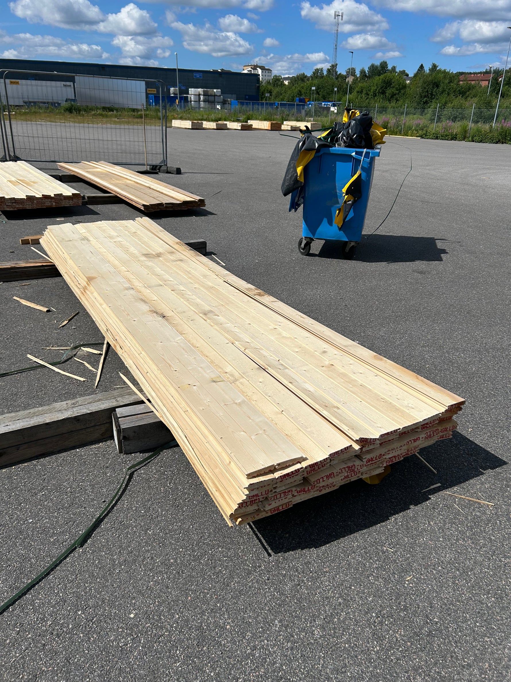 Paket Dubbelfas Halvspont 22x120mm 4,20m 76st Obehandlad