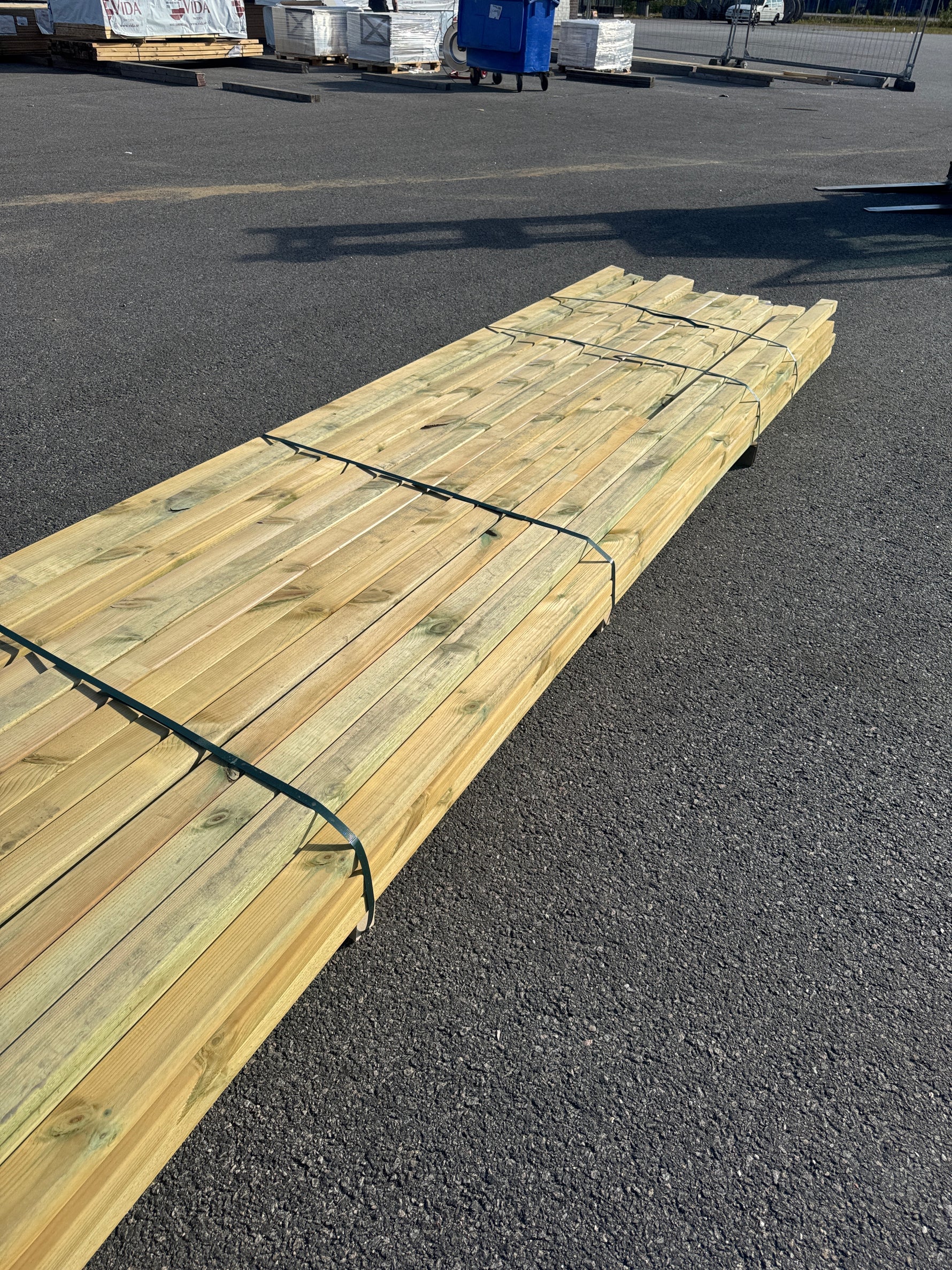 Paket Tryckimpregnerade Reglar 45x70mm – 56st, 5,40m (Utsorterade)
