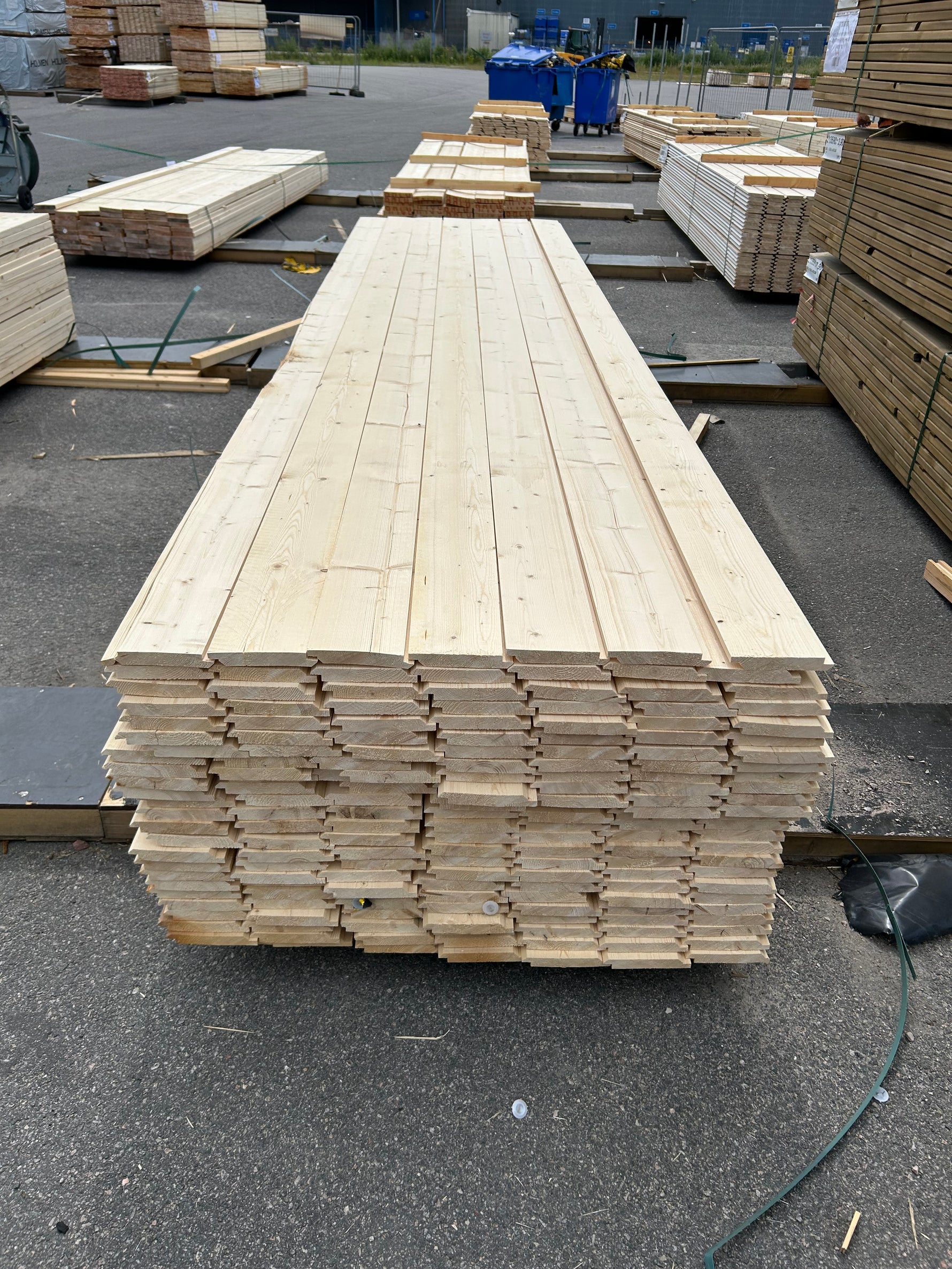 Paket Dubbelfas Halvspont 22x145mm 3,90m 175 st Obehandlade