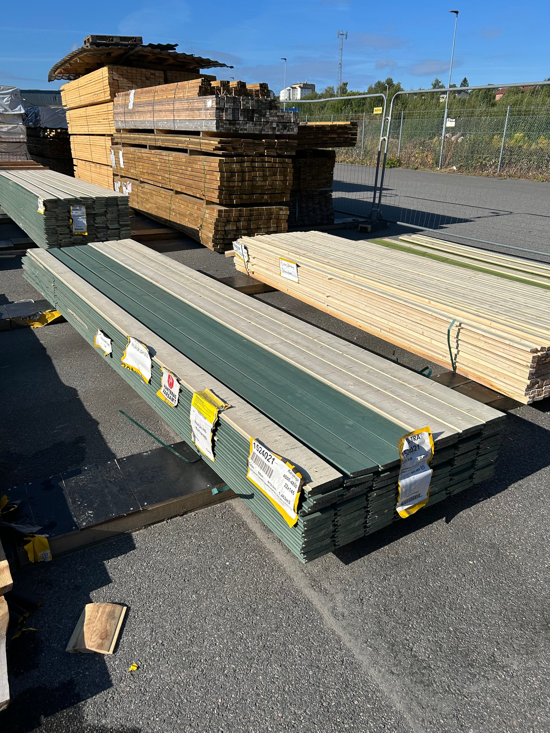 aket Falsad Spårpanel 22x145mm (4,50–4,80m) 88st Gran- Mellanstruken