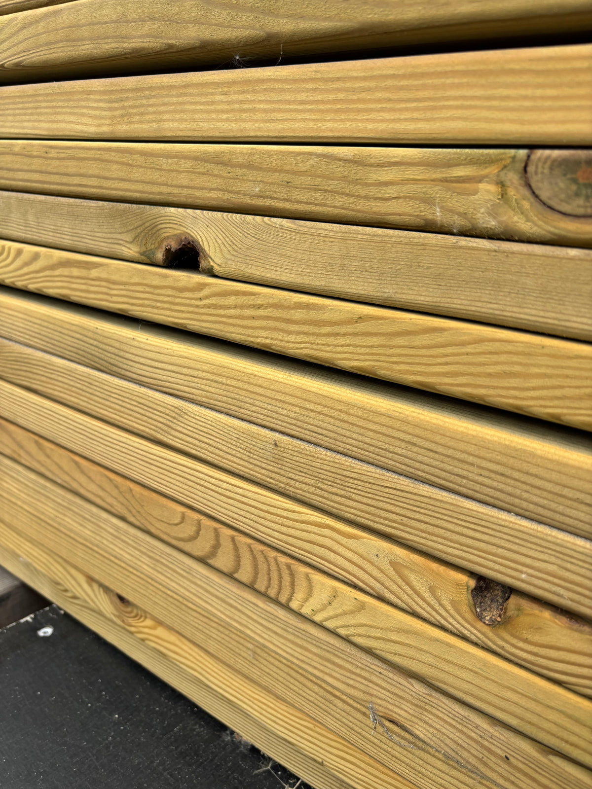 Paket Tryckimpregnerad Rillad Trall 28x145mm – 112st, 4,80m
