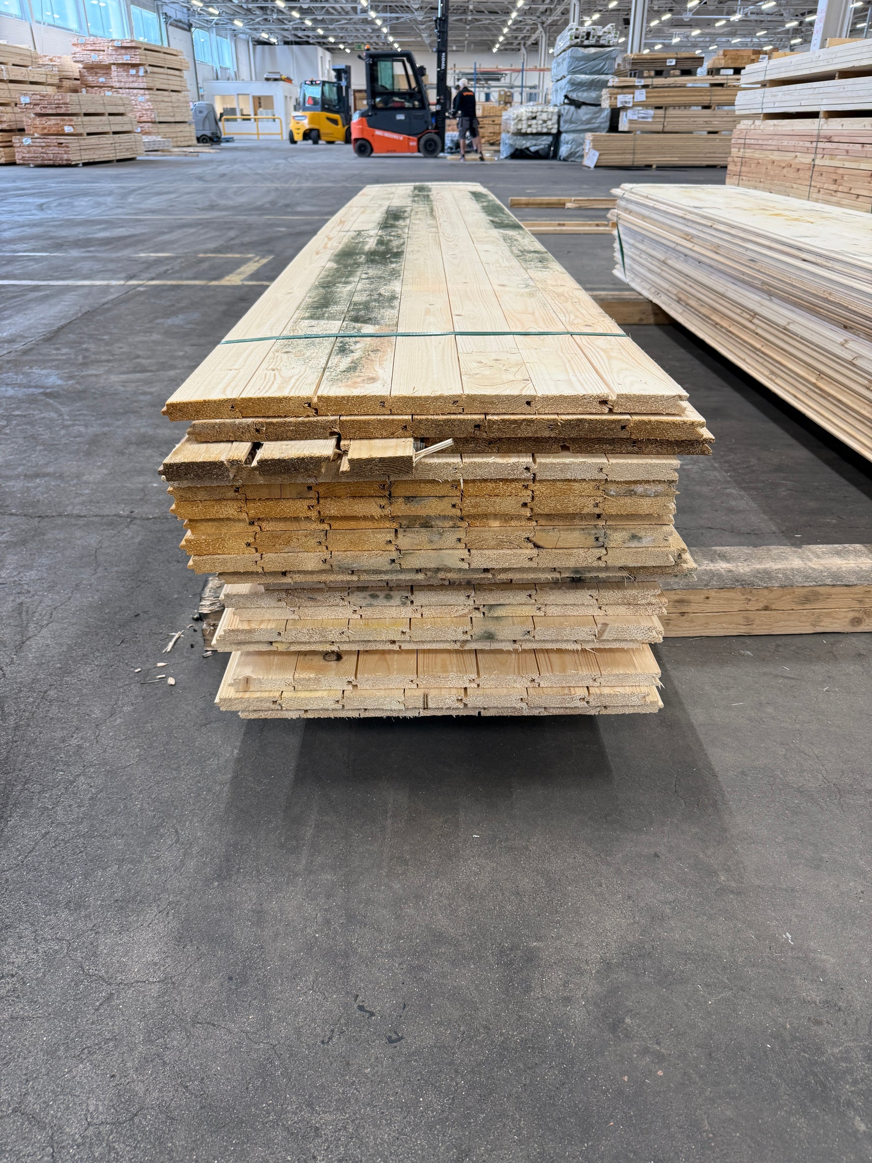 Parti Råspontluckor 20x540x3600mm 20st (Mögelskadat)