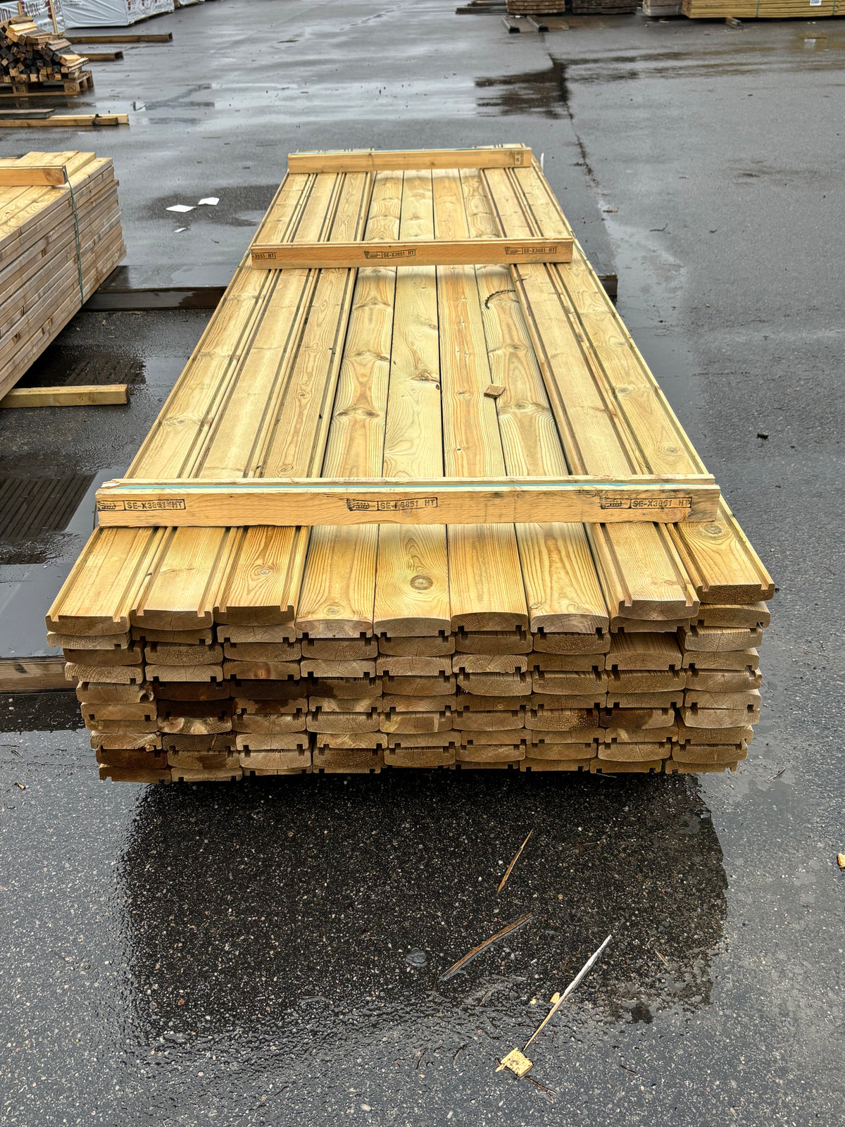 Paket Tryckimpregnerade Handledare 34x120mm 4.20m 86st