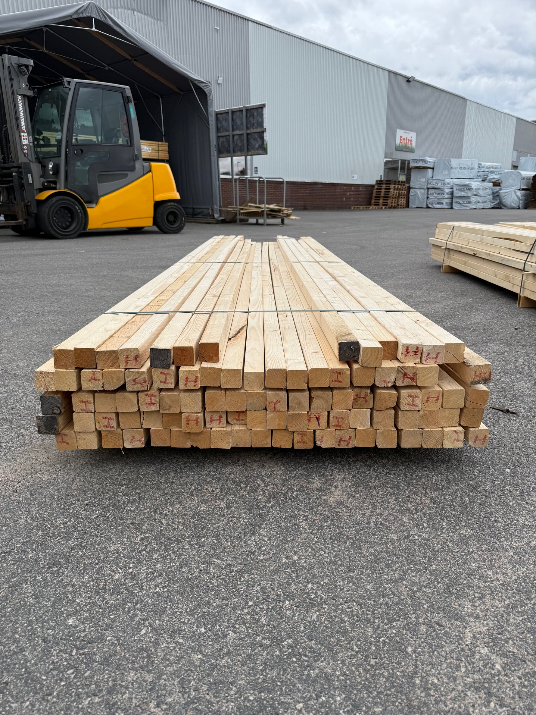 Paket Reglar 45x45mm, 93st 3,60m (Andra sortering)