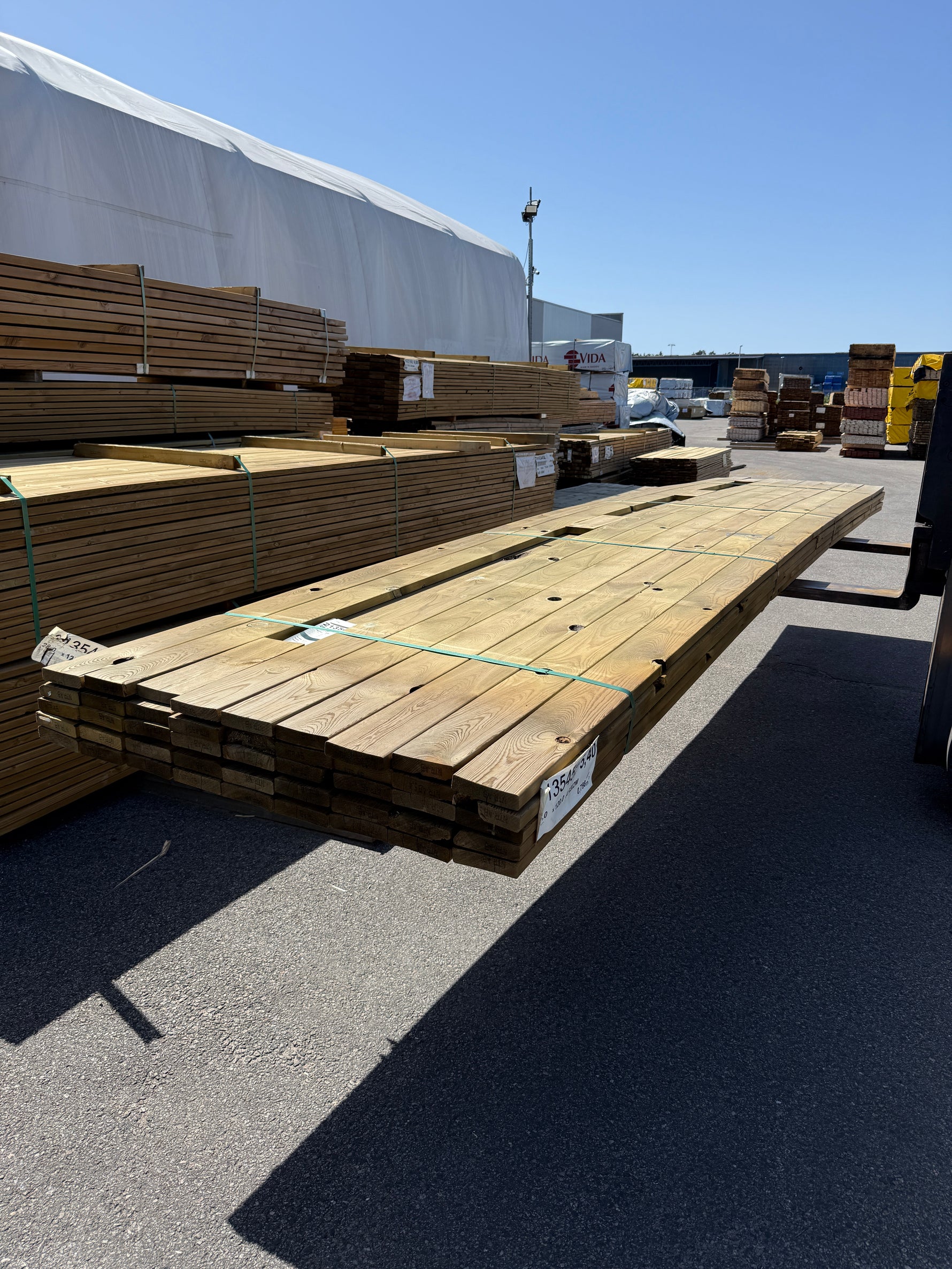 Paket Trall Furu 28x120mm 5,40m 44st Impregnerad B-kvalitet
