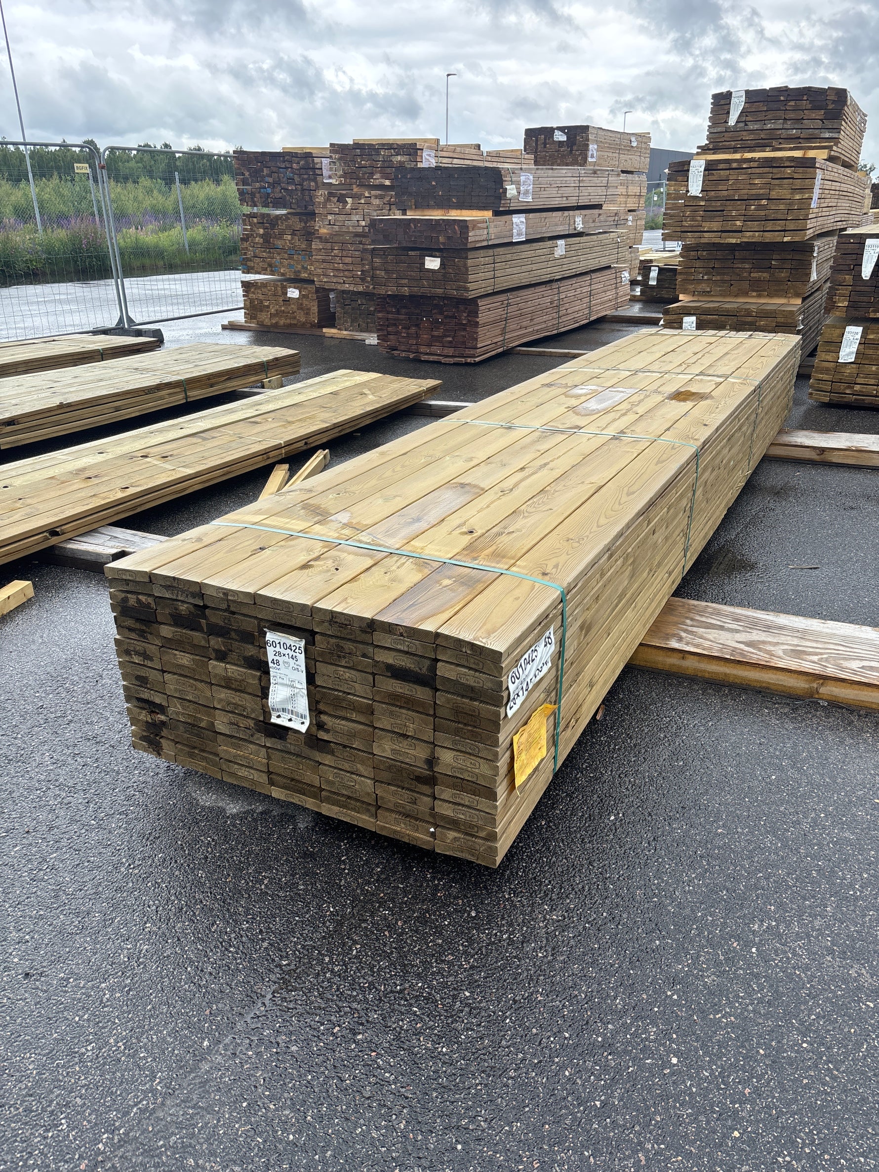 Paket Trall Furu 28x145mm 4,80m 112st Impregnerad B-kvalitet