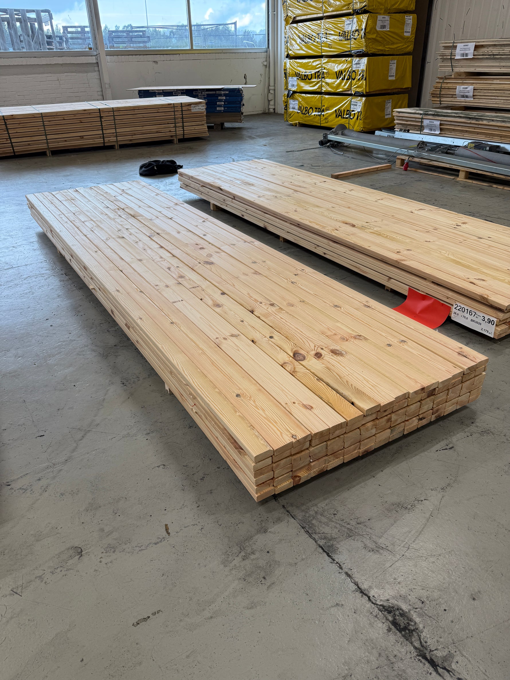 Parti Glespanel 28x70 mm – 3,90 m Furu 90 st