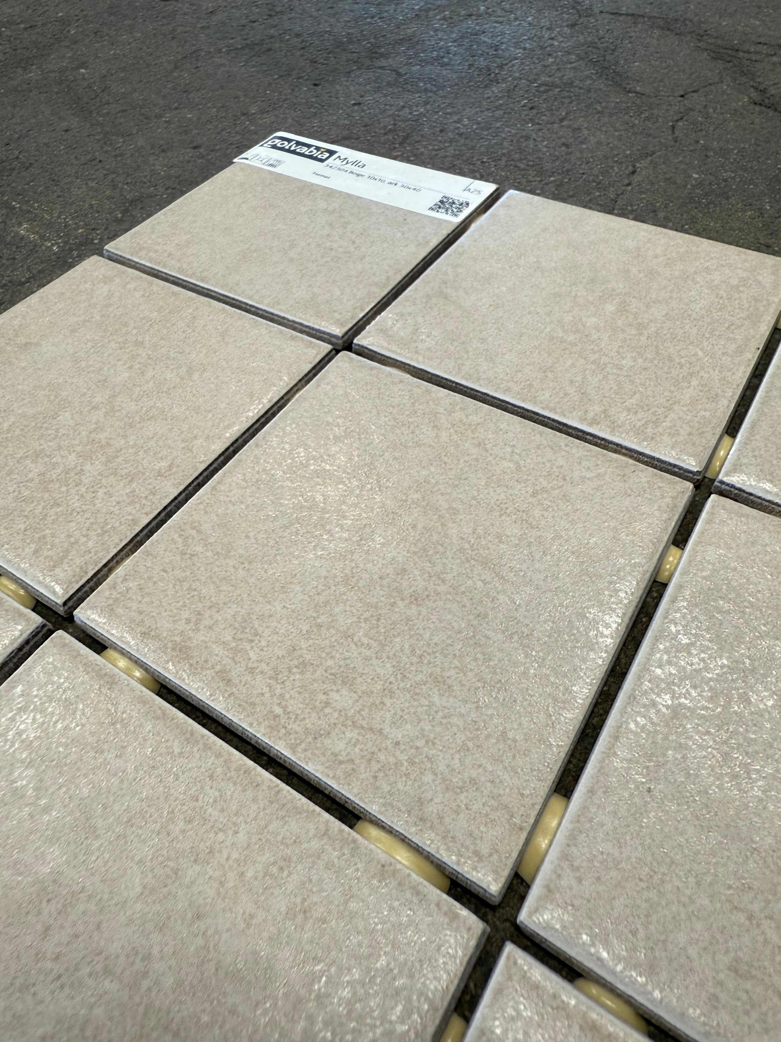 Kakel Plattor- Mylla Beige 10x10