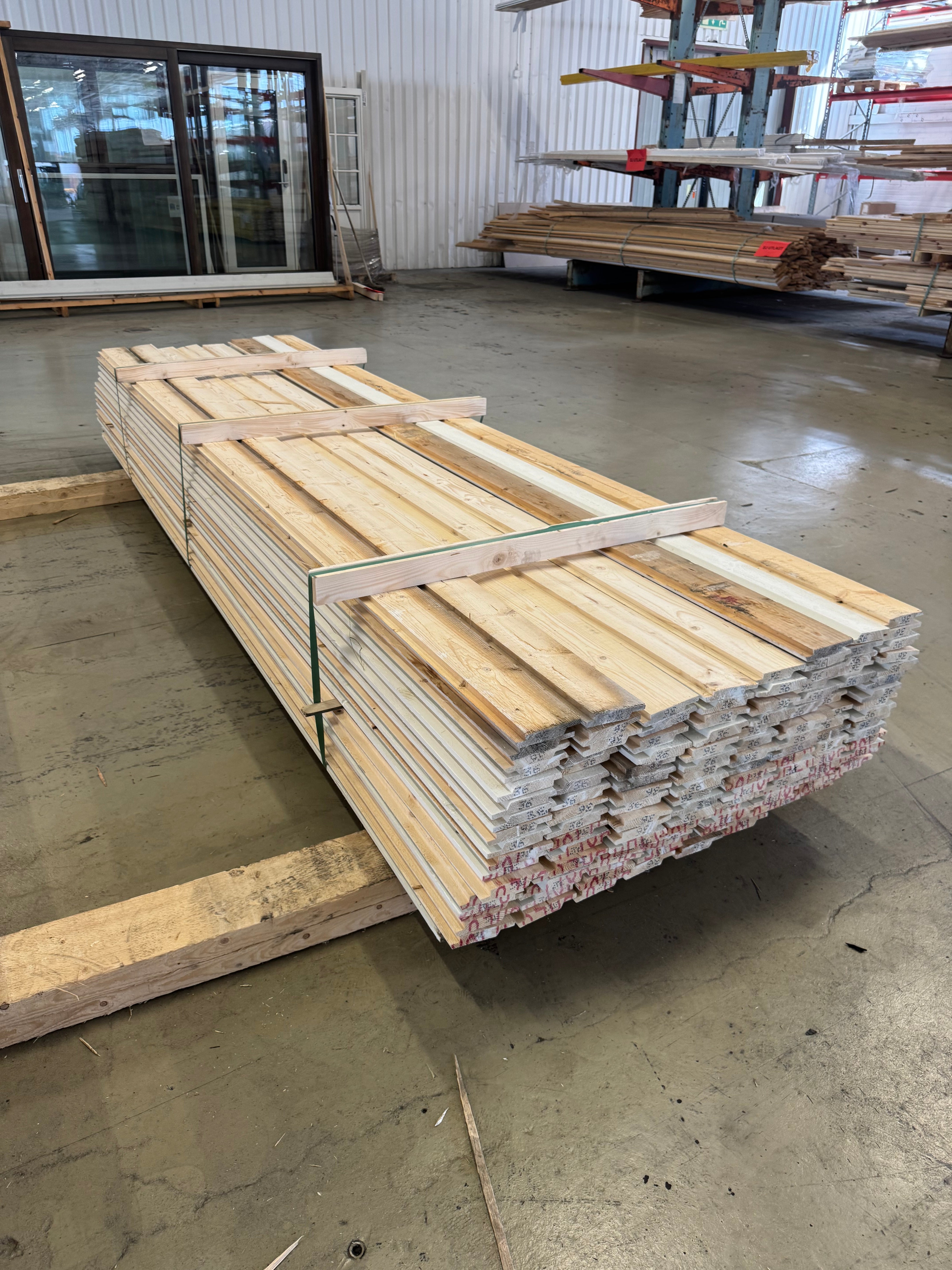Paket Spårpanel Falsad Fasade 22x120 – 141st 3.60m