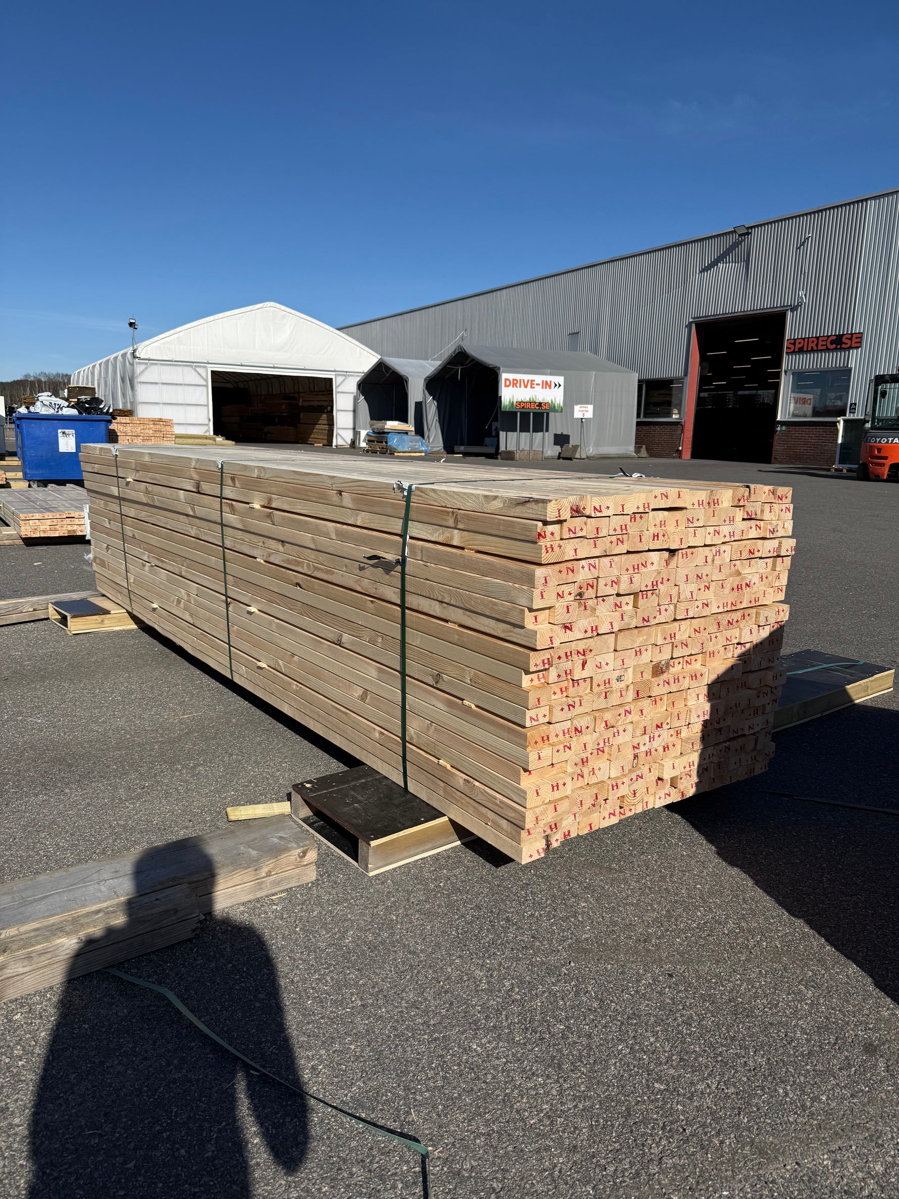 Paket Reglar 45x70 mm – 252 st (3,60 m, furu)