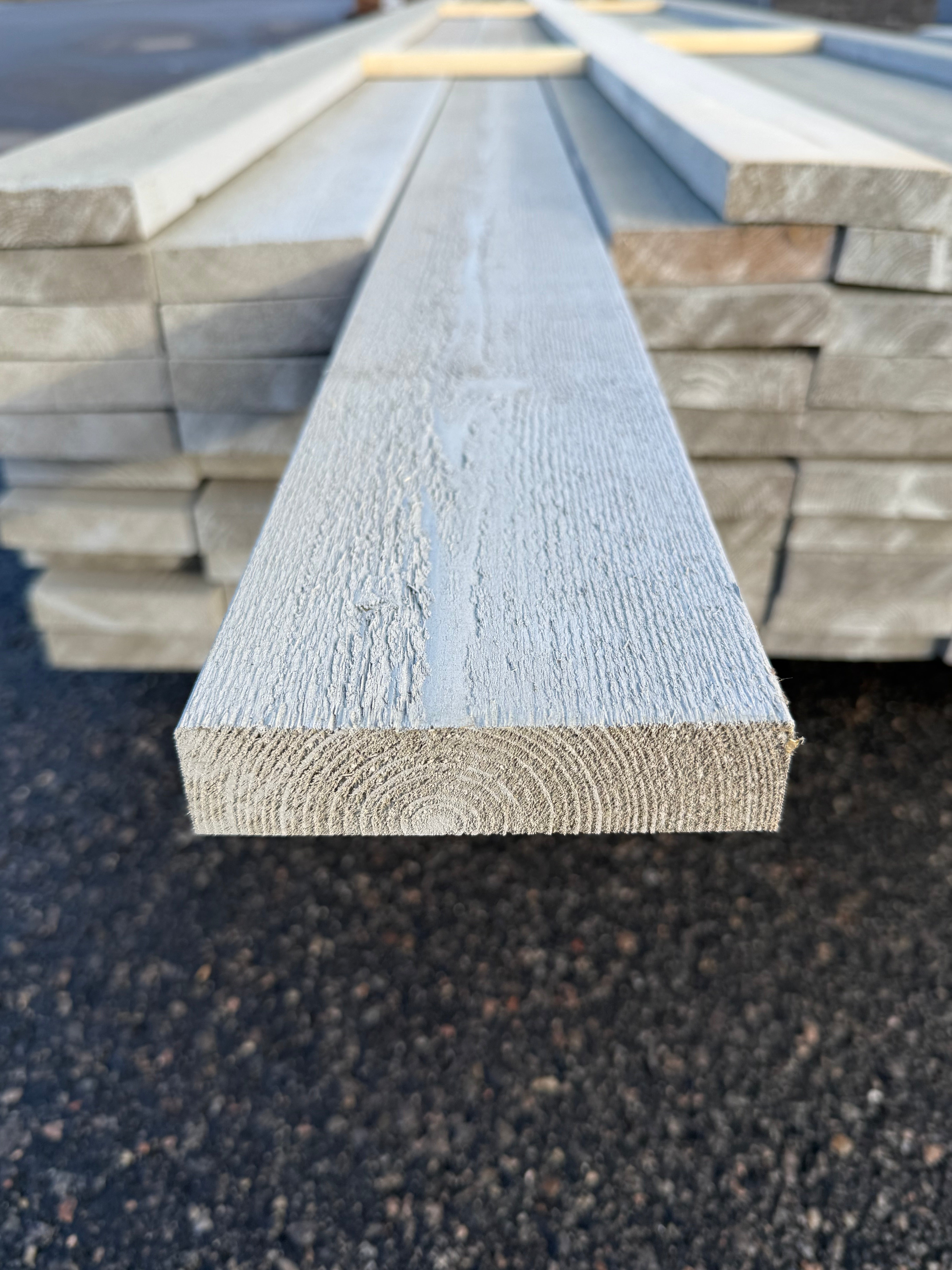 Paket Panel Finsågad 28x120mm – 75 st 4,80 m (Gran, Mellangrå NCS S3000-N)