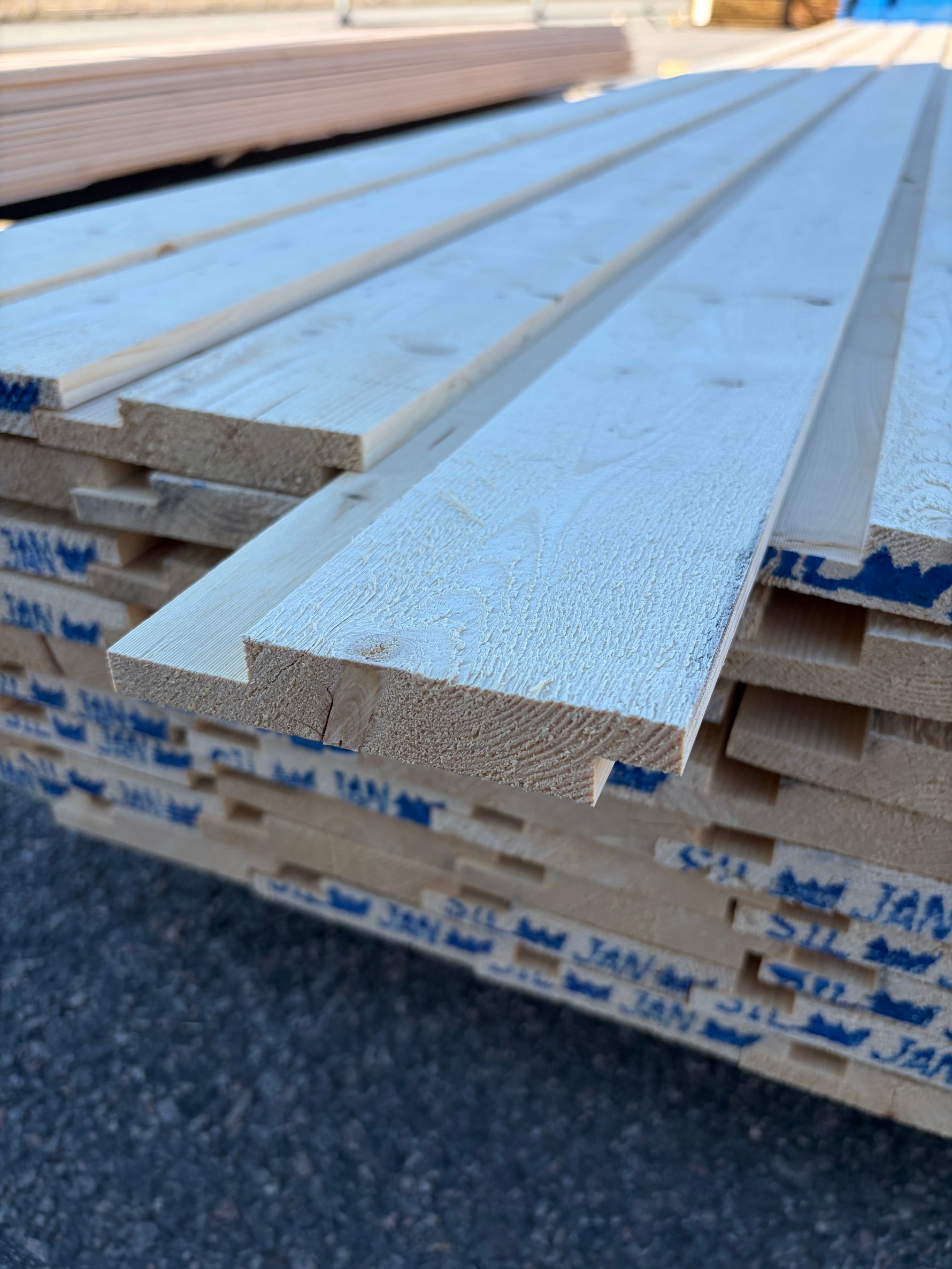 Paket Elingepanel 22x120mm, 81st 4,2m (fel hyvlad) - Spirec