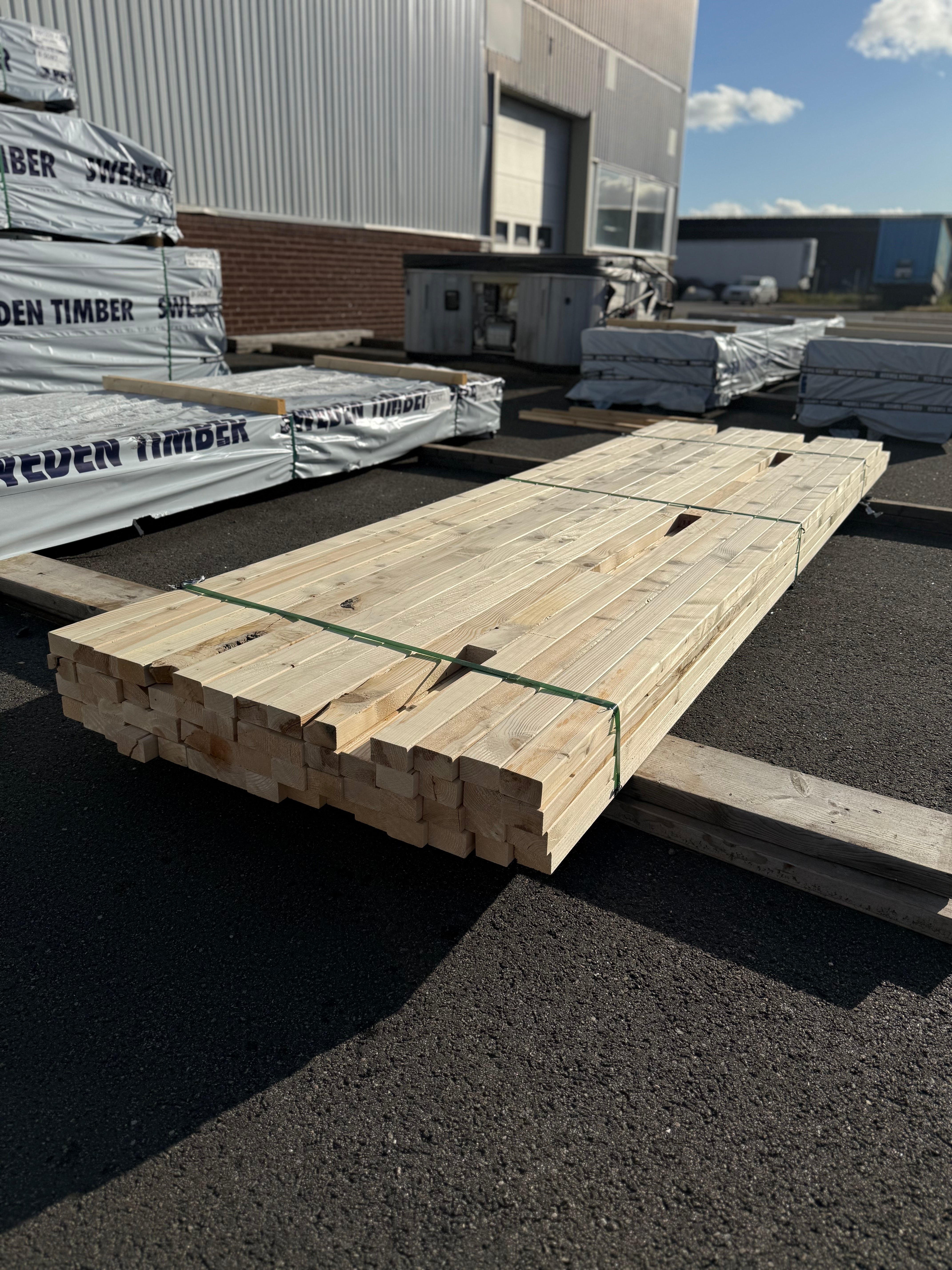 Paket Reglar 45x70 – 58 st (3,30–3,90 m, furu)