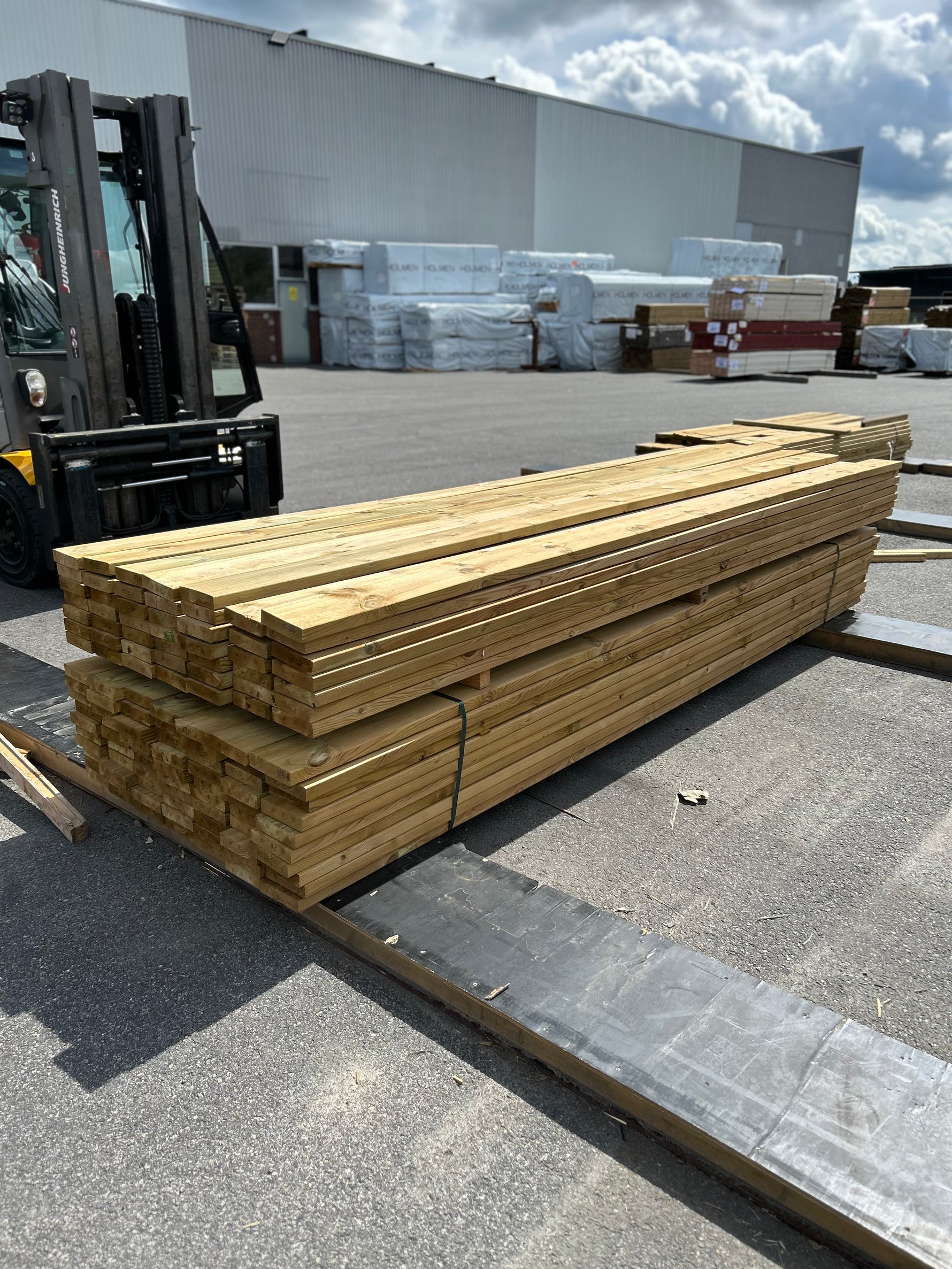 Paket Tryckimpregnerad Trall 34x145mm 3,60m 118st B-Sortering