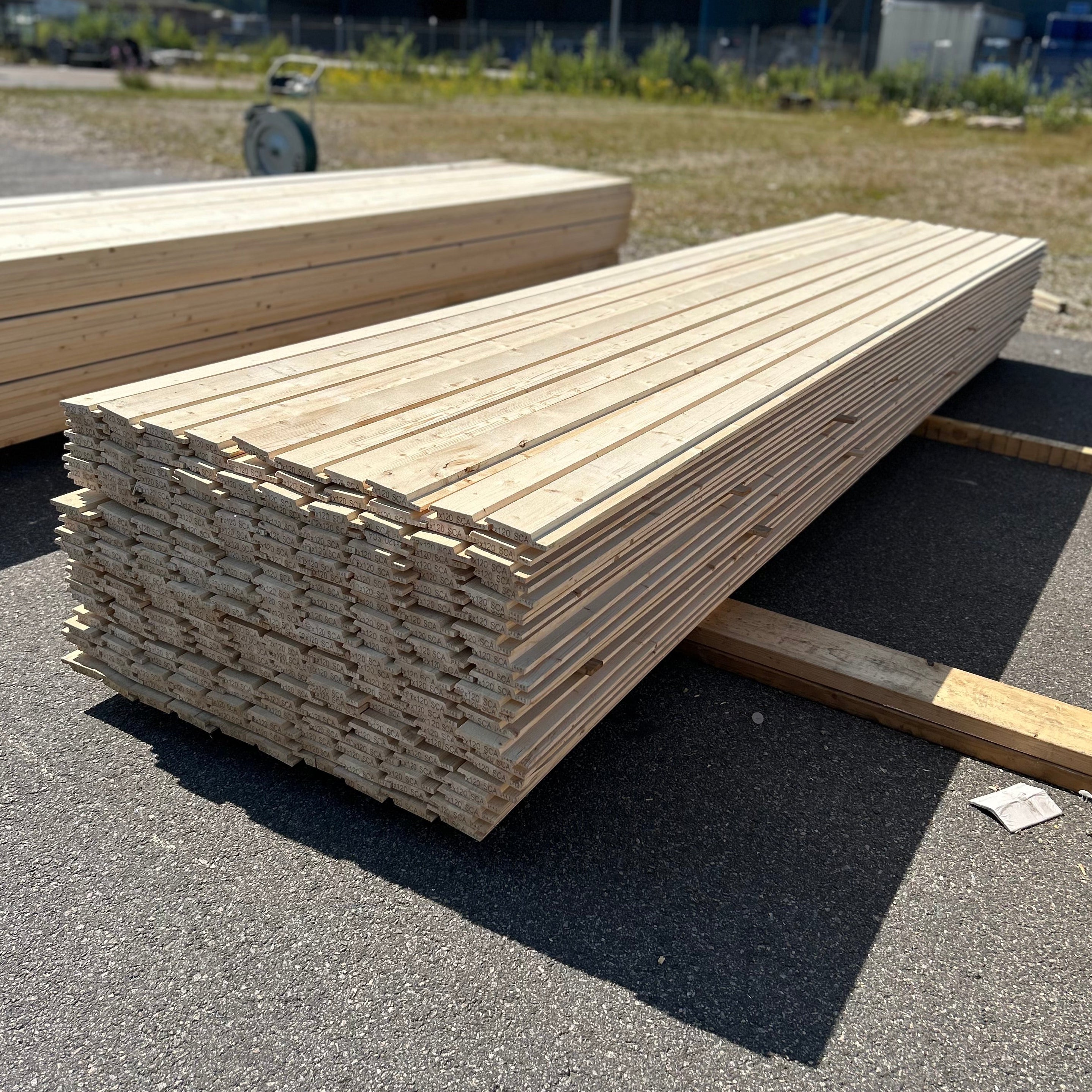 Paket Dubbelfasspont 22x120mm 4.80m 240st Obehandlade