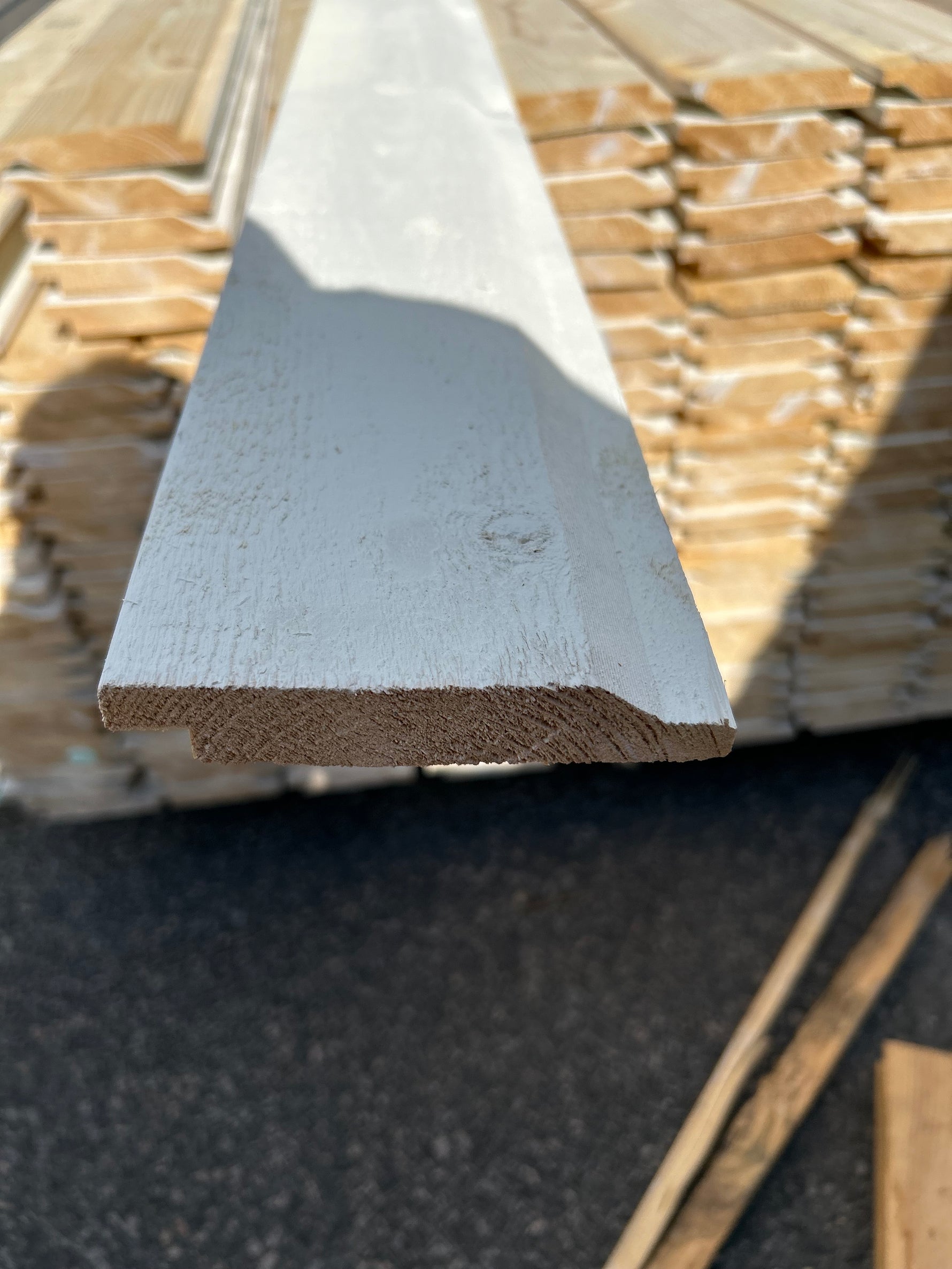 Paket Enkelfas Halvspont 22x120mm 3,60m 220st Grundmålade