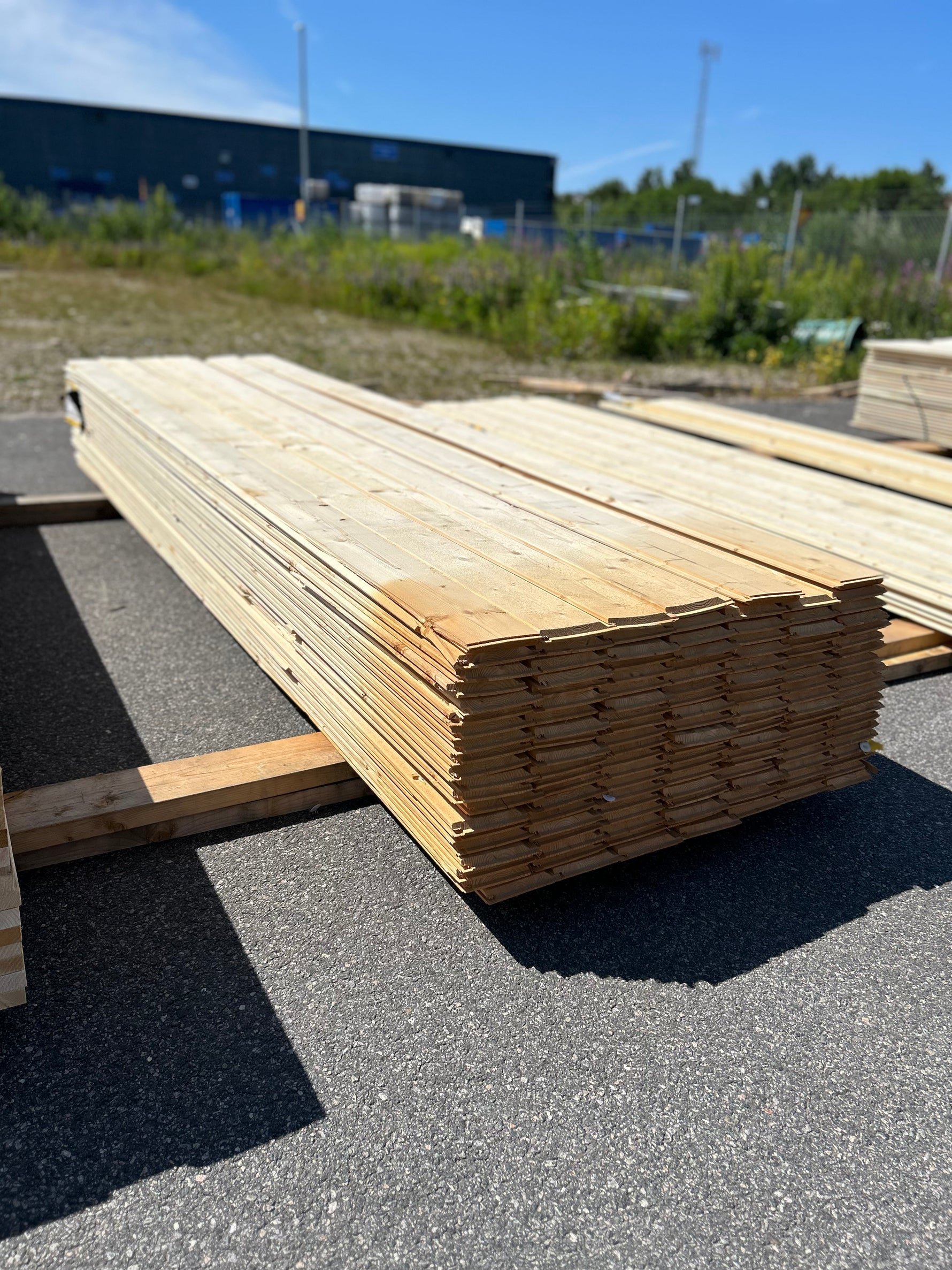 Paket Enkelfas Ändspont 22x145mm 3.60m 139st Obehandlad