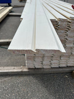 Enkelfas Halvspont 22x120mm, 3.60m Grundmålad Vit (Säljs per bunt/5st)