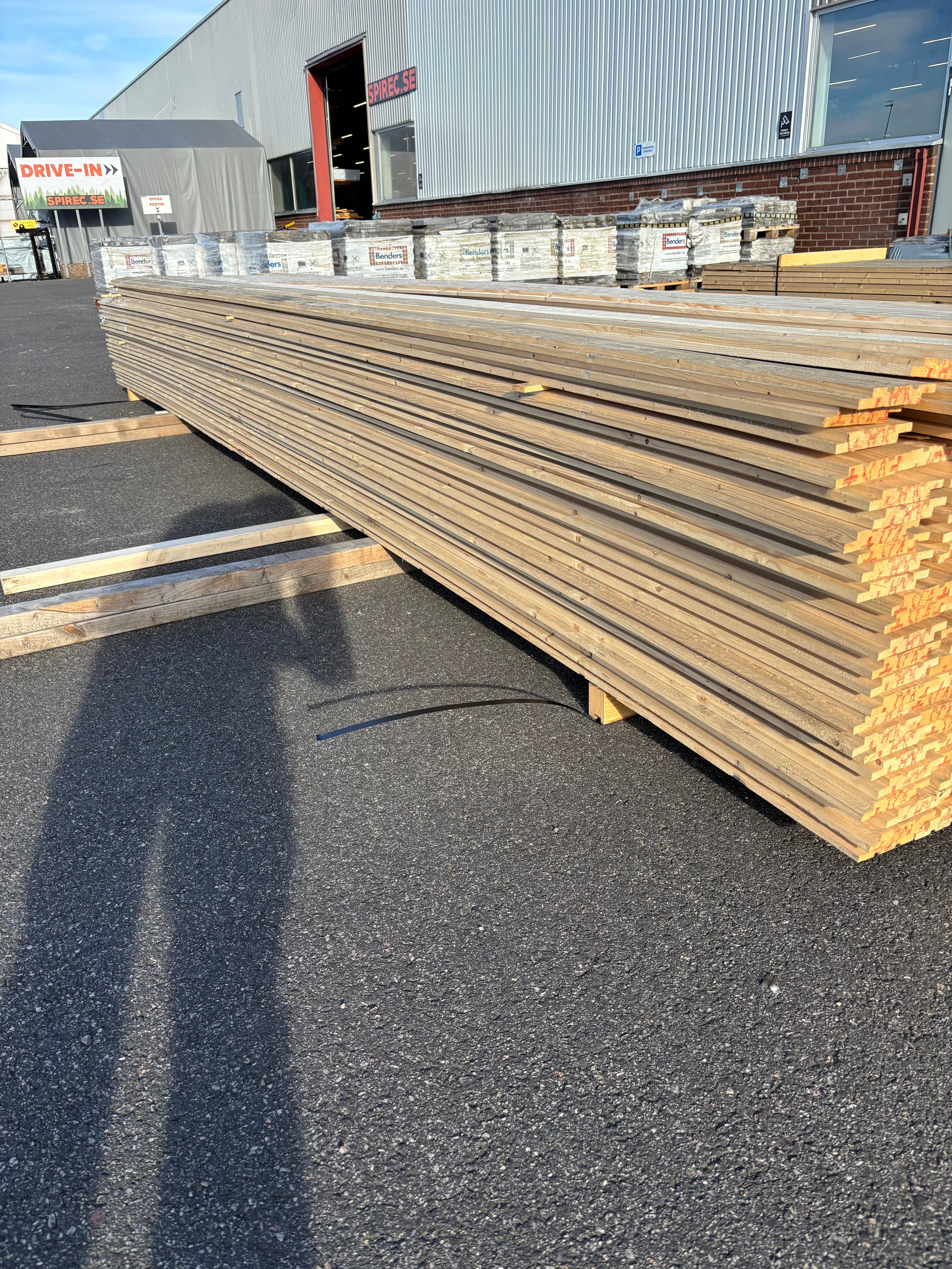 Paket Uppsala­panel 21x115mm – 224 st 5,40 m (gran, obehandlad)