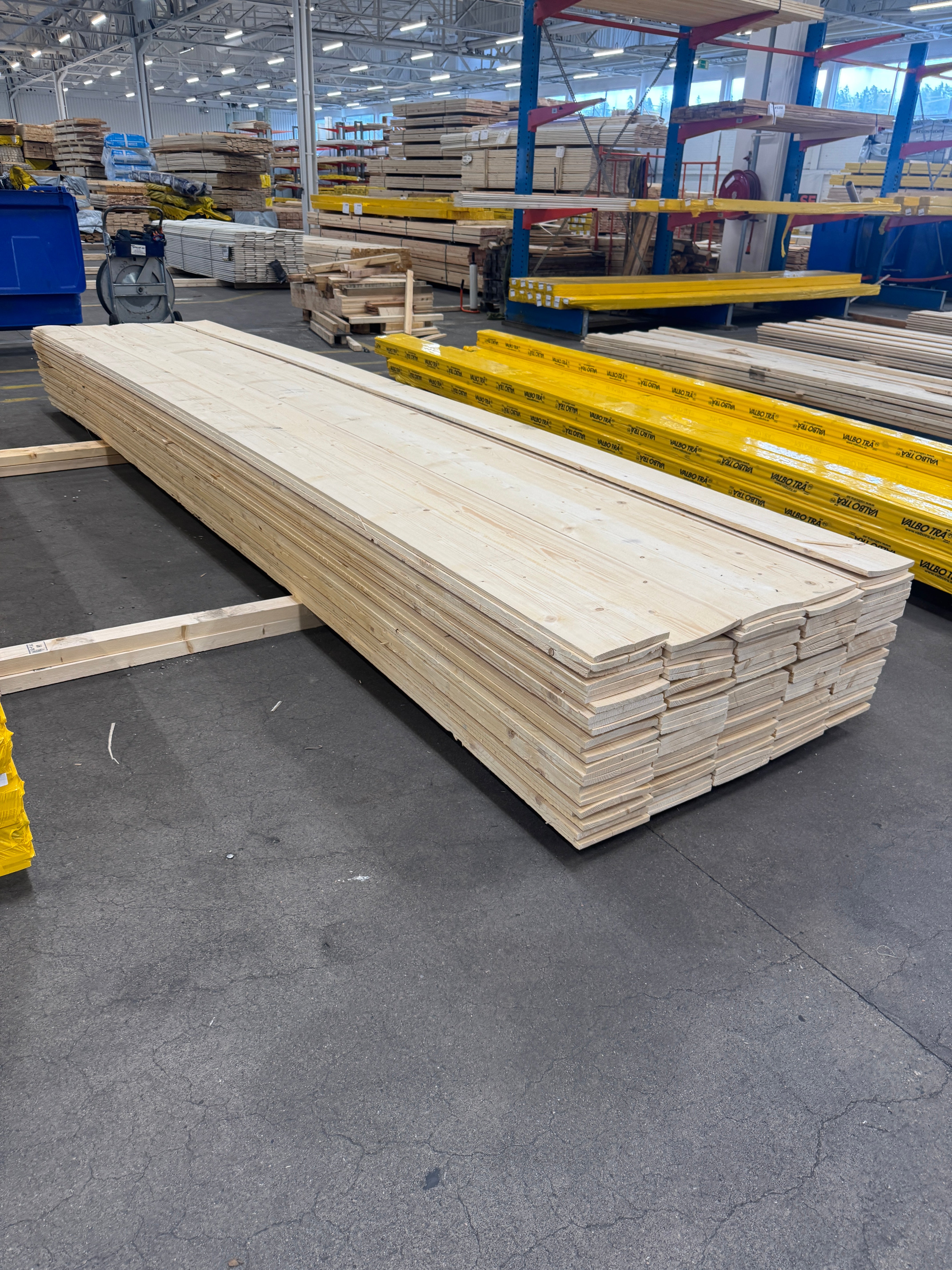 Paket Finsågad Panel 12x200mm 4,80m 125st