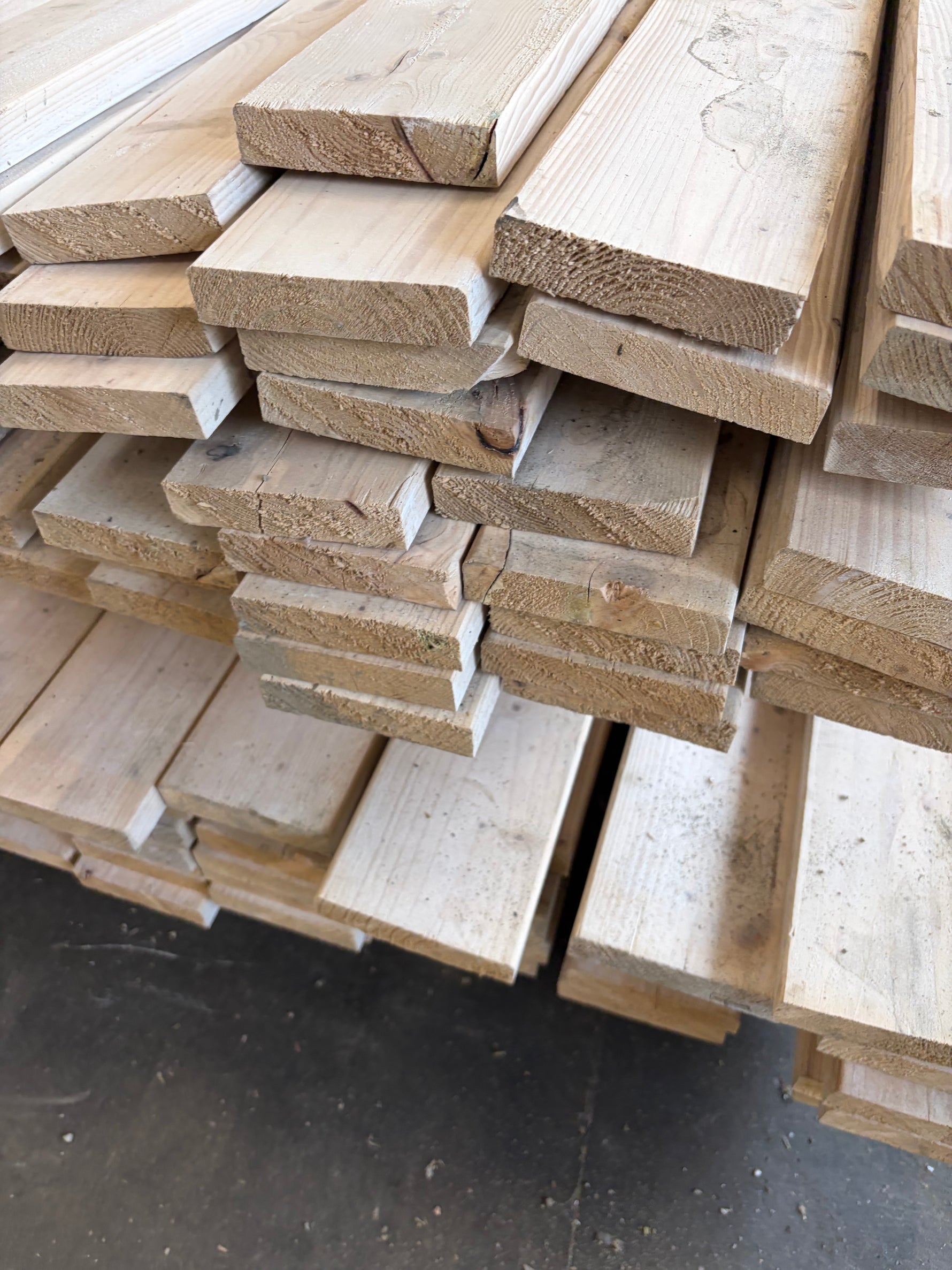 Paket Brandskyddsimpregnerat Virke 21x95mm, 2,7 m - ca 100 st