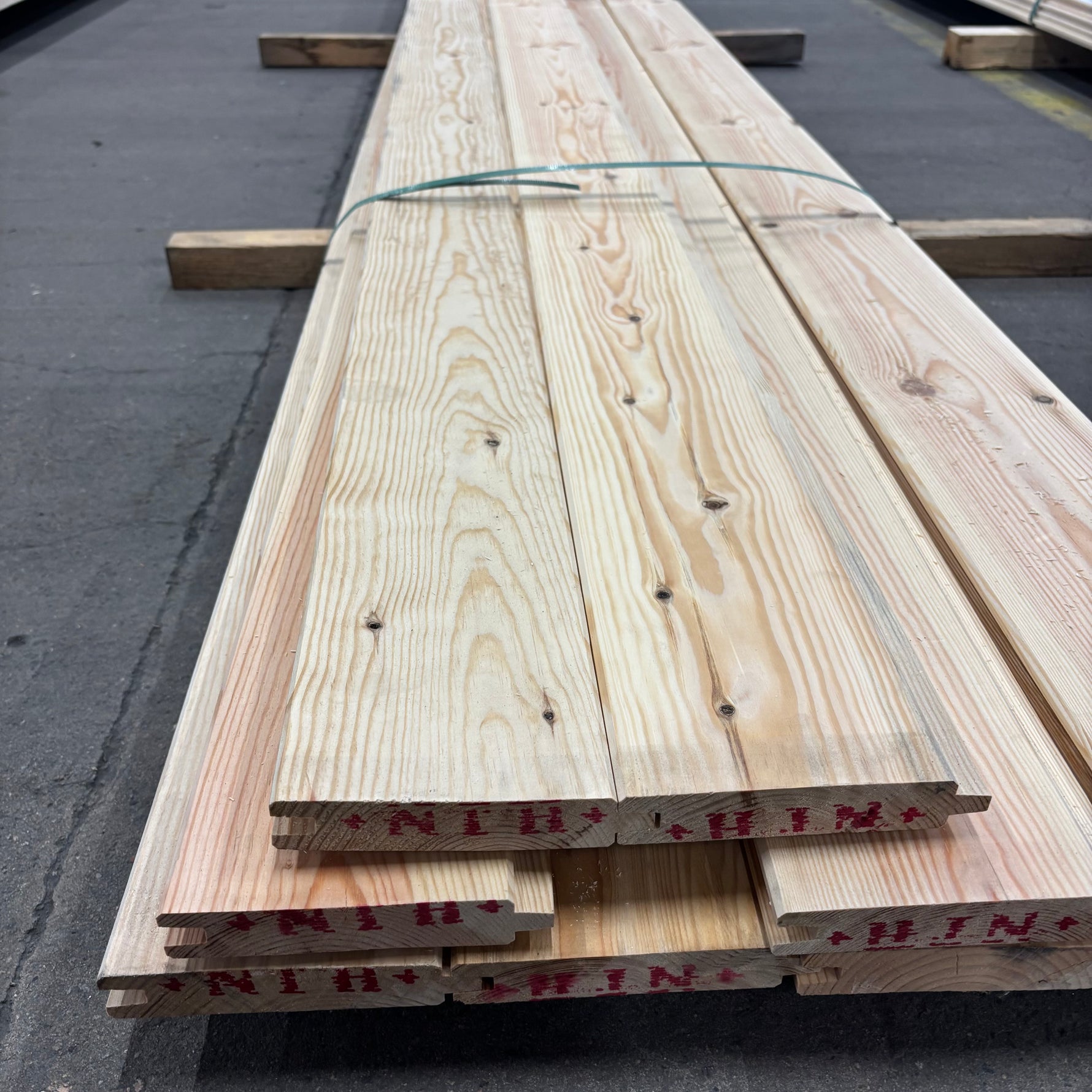 Spontad Panel 27x145mm 4,20m 10st Furu B-sortering