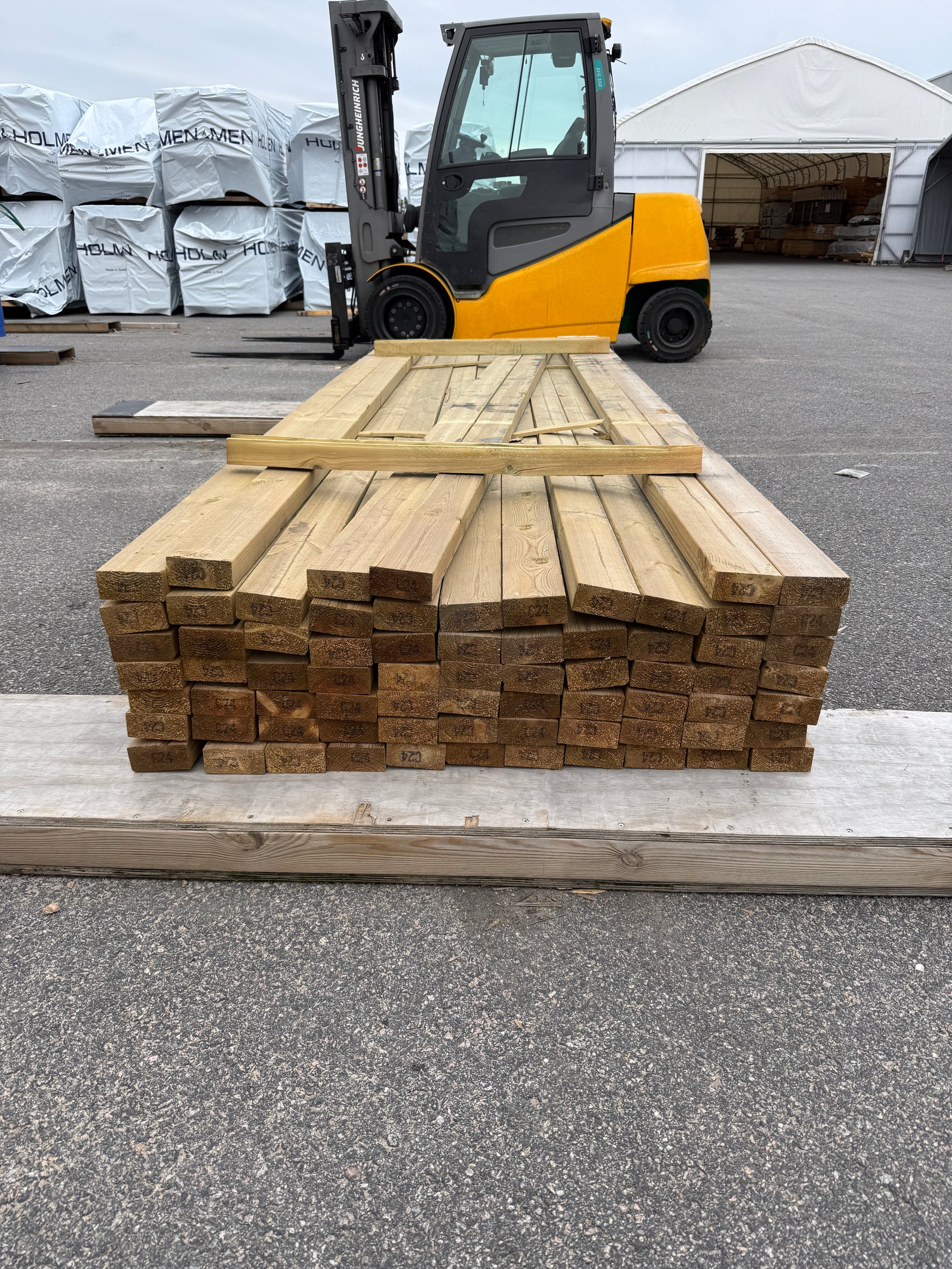 Parti Tryckimpregnerade Reglar 45x95mm 3.30m 72st- Furu C24