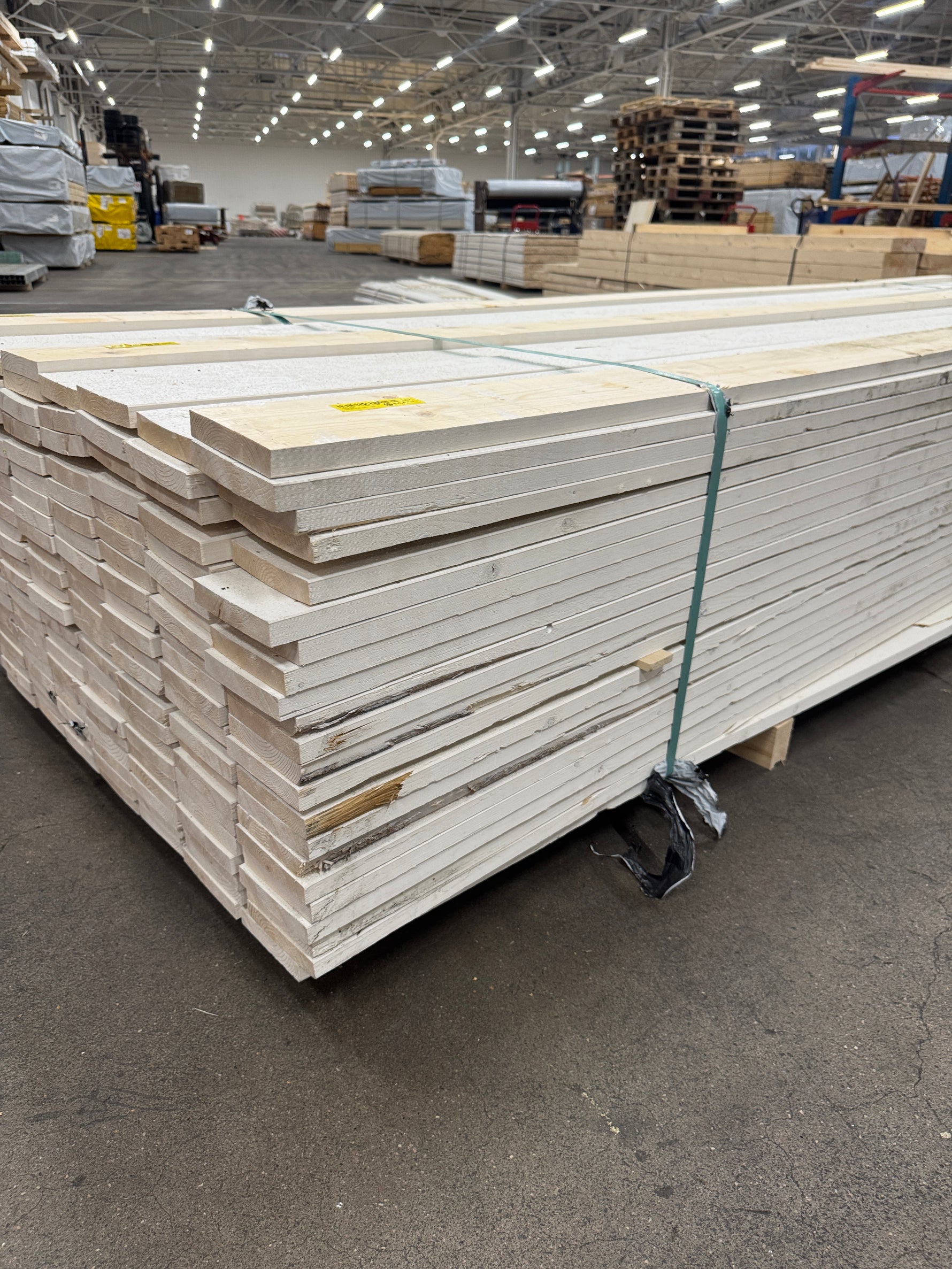 Paket Finsågad Panel 22x120mm 3,60m – 192 st Vit