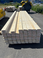 Paket Ytterpanel Enkelfas Halvspont 22x120mm, 167st 3.60m Grundmålad