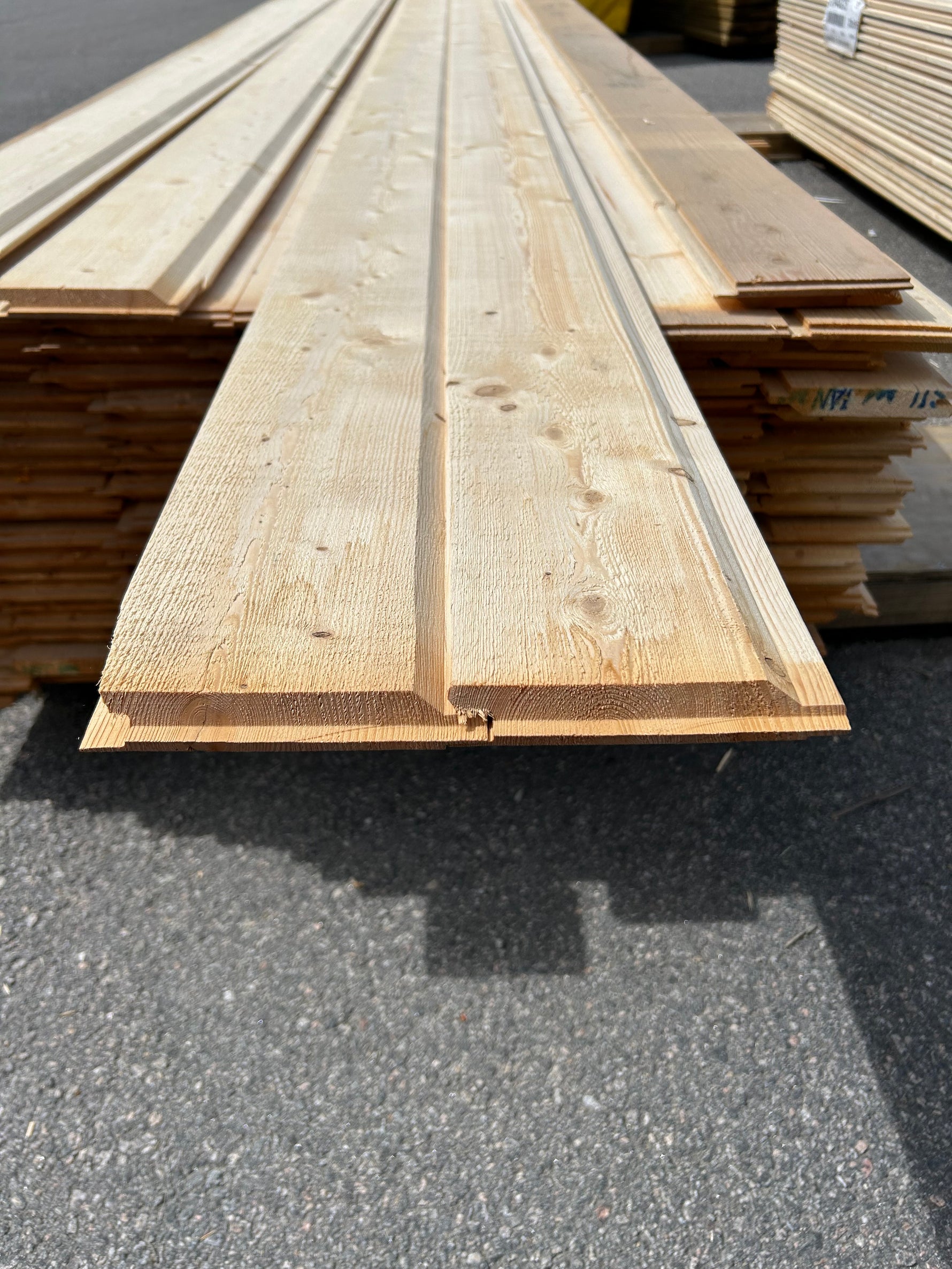 Paket Ytterpanel Enkelfas Ändspont 22x145mm 3.30m 138st
