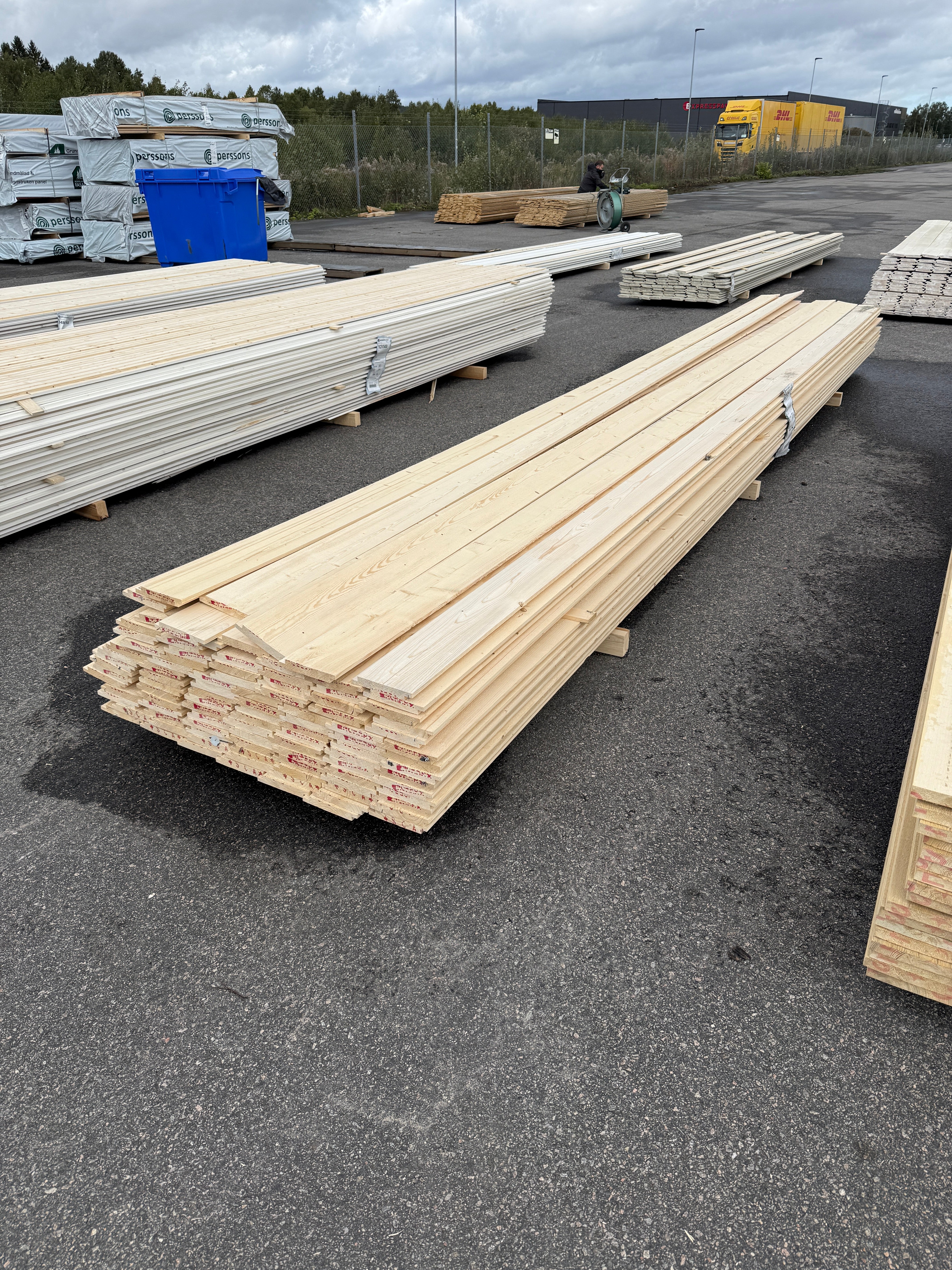 Paket Ytterpanel 21x145mm, 100st 5,40m Obehandlad