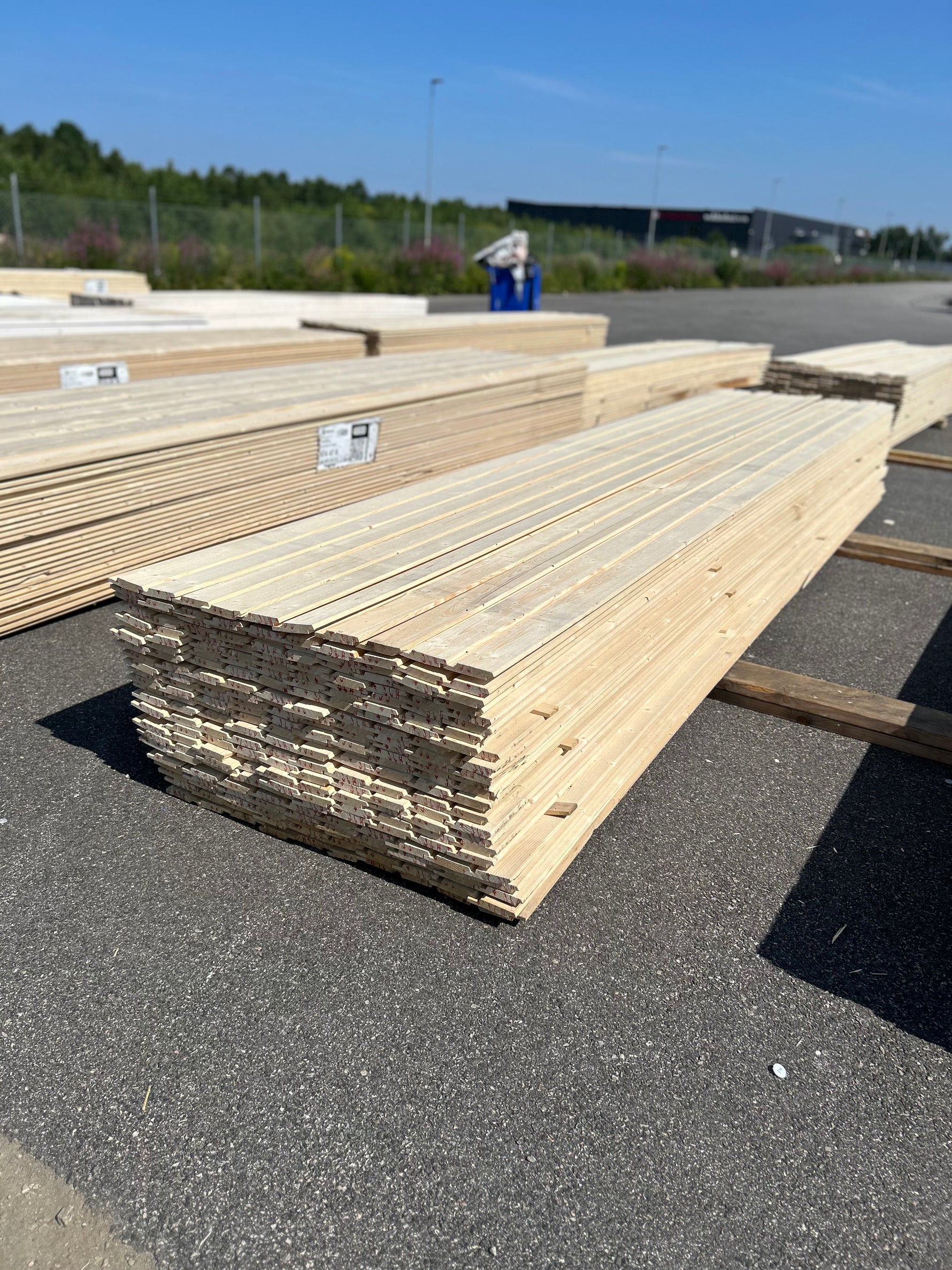 Paket Dubbelfasspont 22x120mm 4.80m 240st Obehandlade