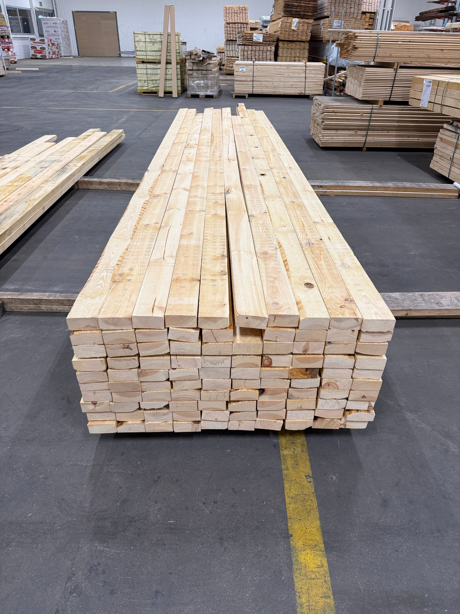 Paket Ohyvlade Reglar 47x100mm (4.20-5.40m) 100st- Furu