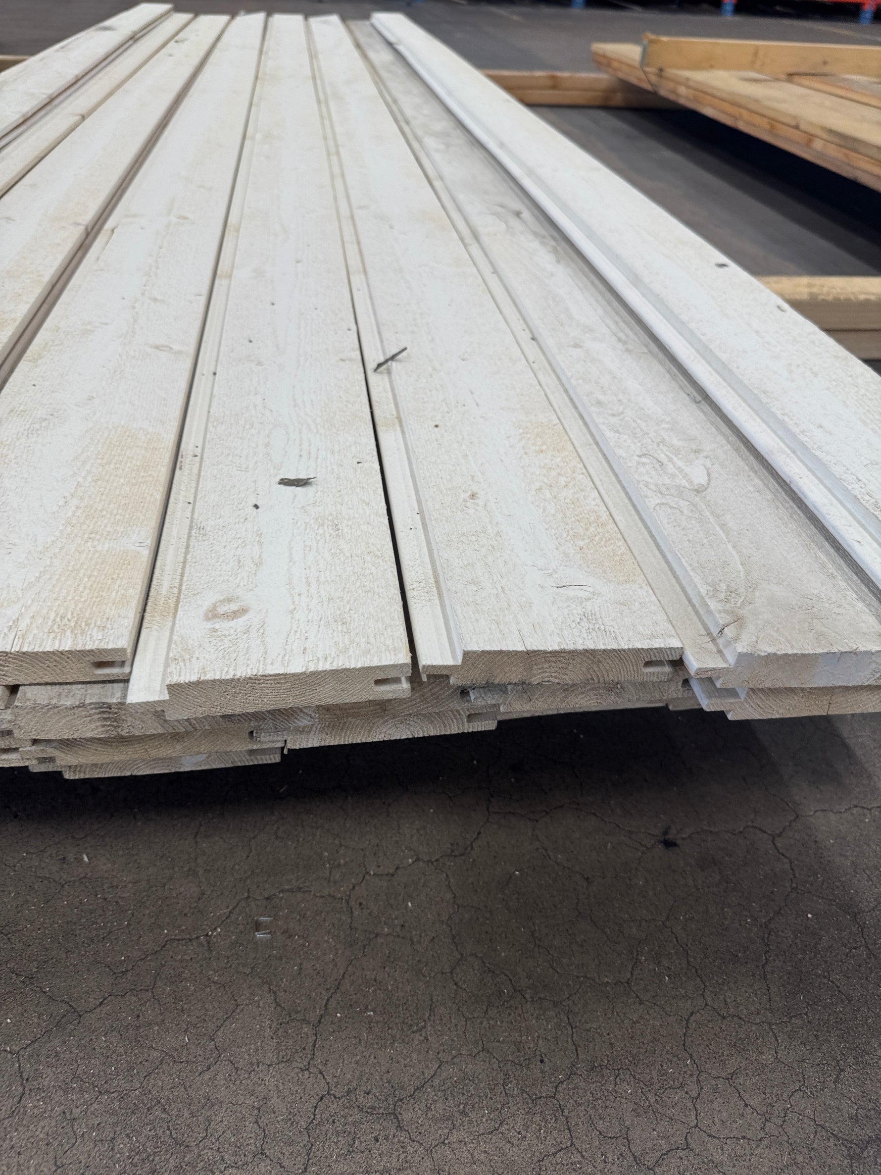 Paket Ytterpanel Spårpanel 22x120 mm 3,30 m – 38 st
