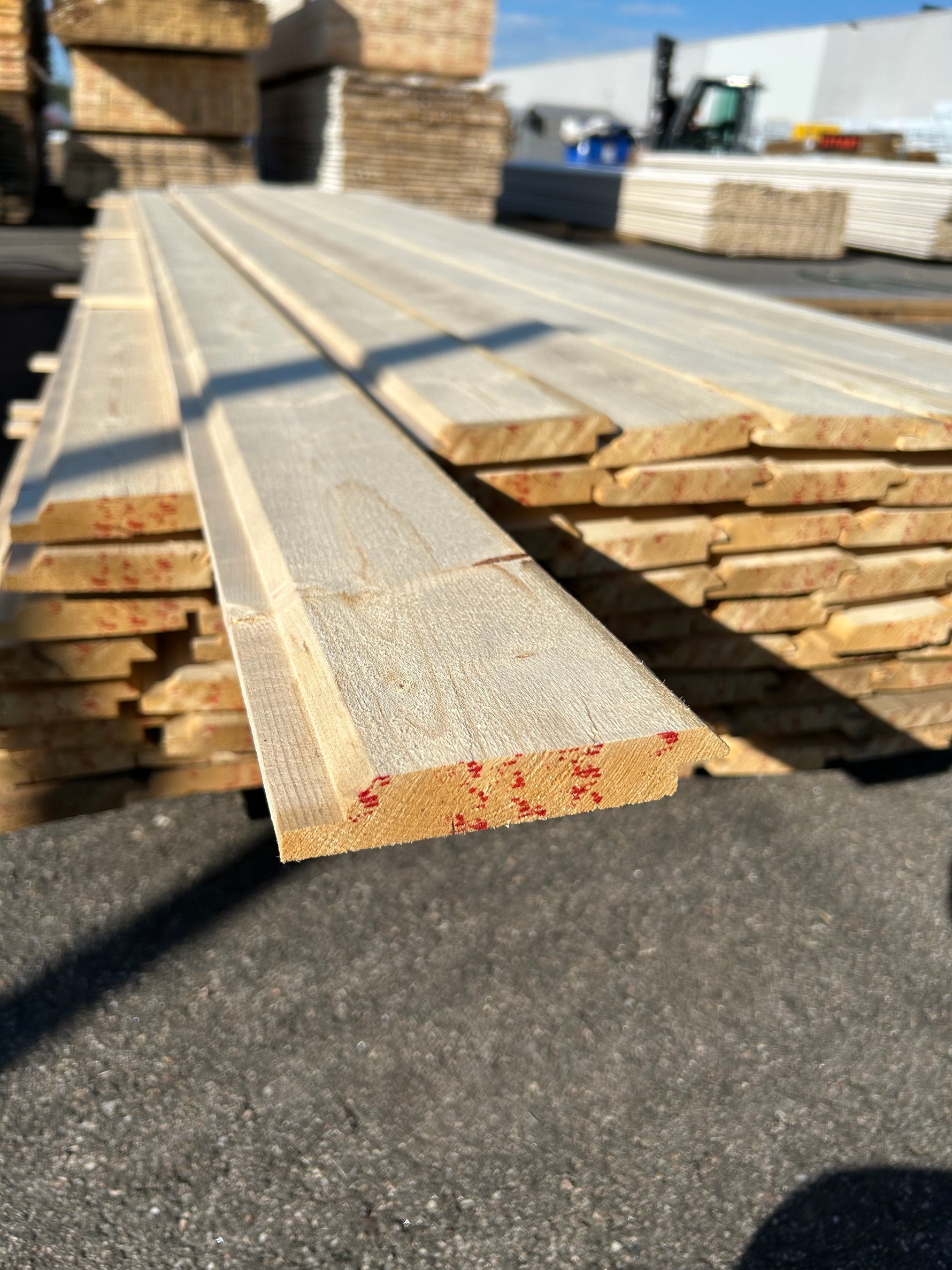 Paket Ytterpanel Dubbelfas Fals 22x120mm, 80st 3.60m- Väderbitet