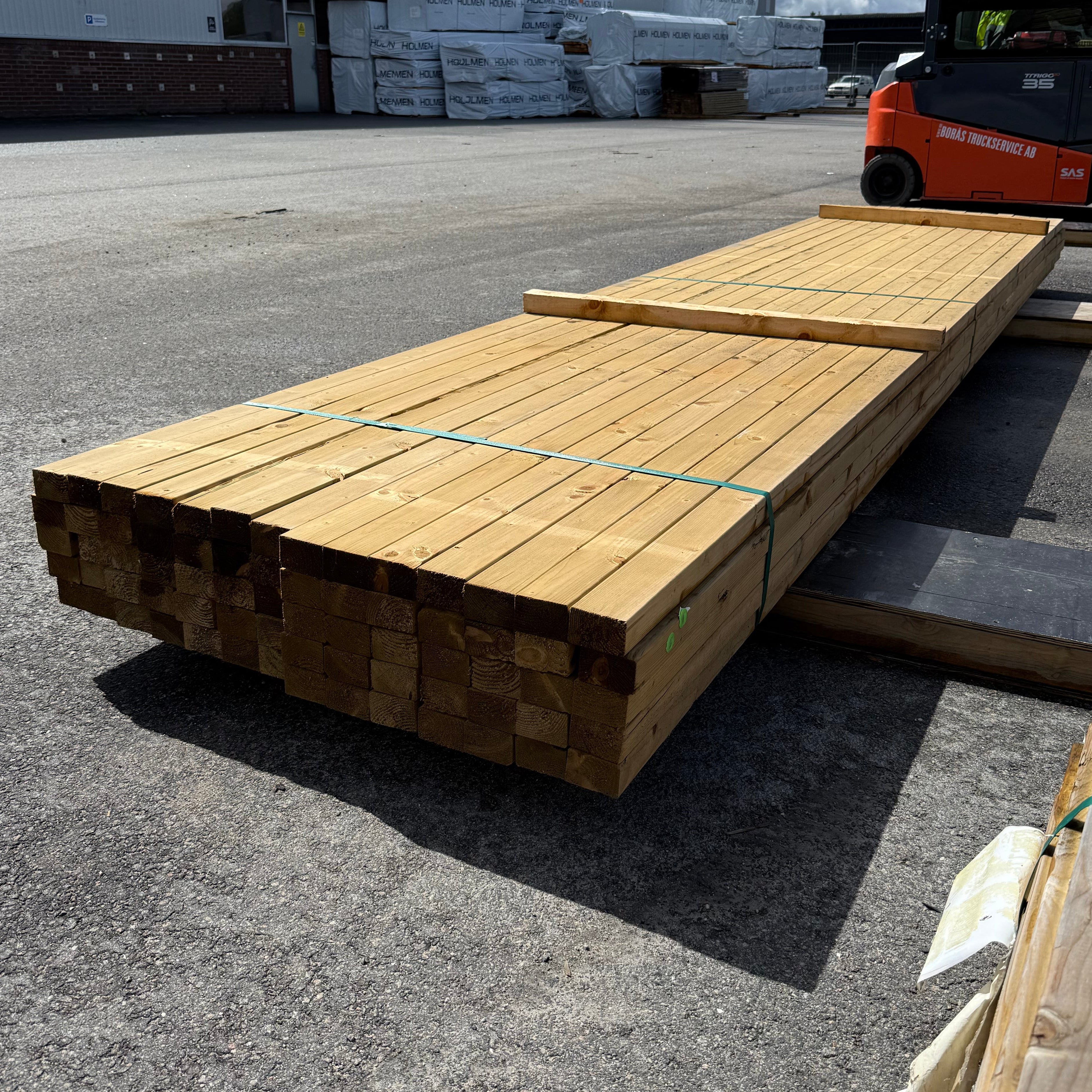 Paket Tryckimpregnerade Reglar 44x70mm 70st 4,80m