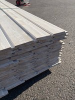 Paket Ytterpanel Dubbelfas 22×145 mm 4,50 m – Vit Grundmålad, 98 st