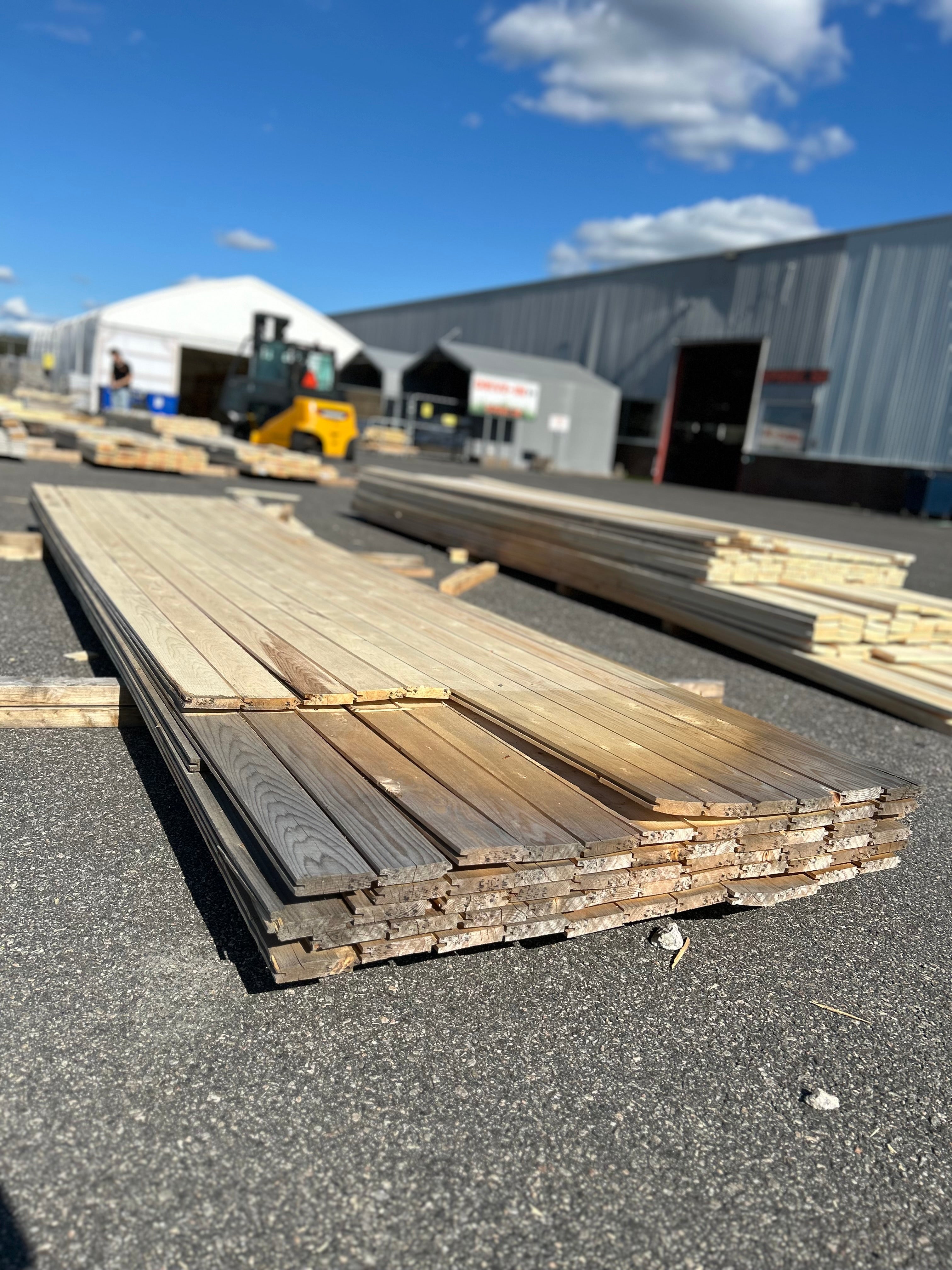 Paket Råspont 20x100mm 65st 3.60–4.20m – Andra sortering