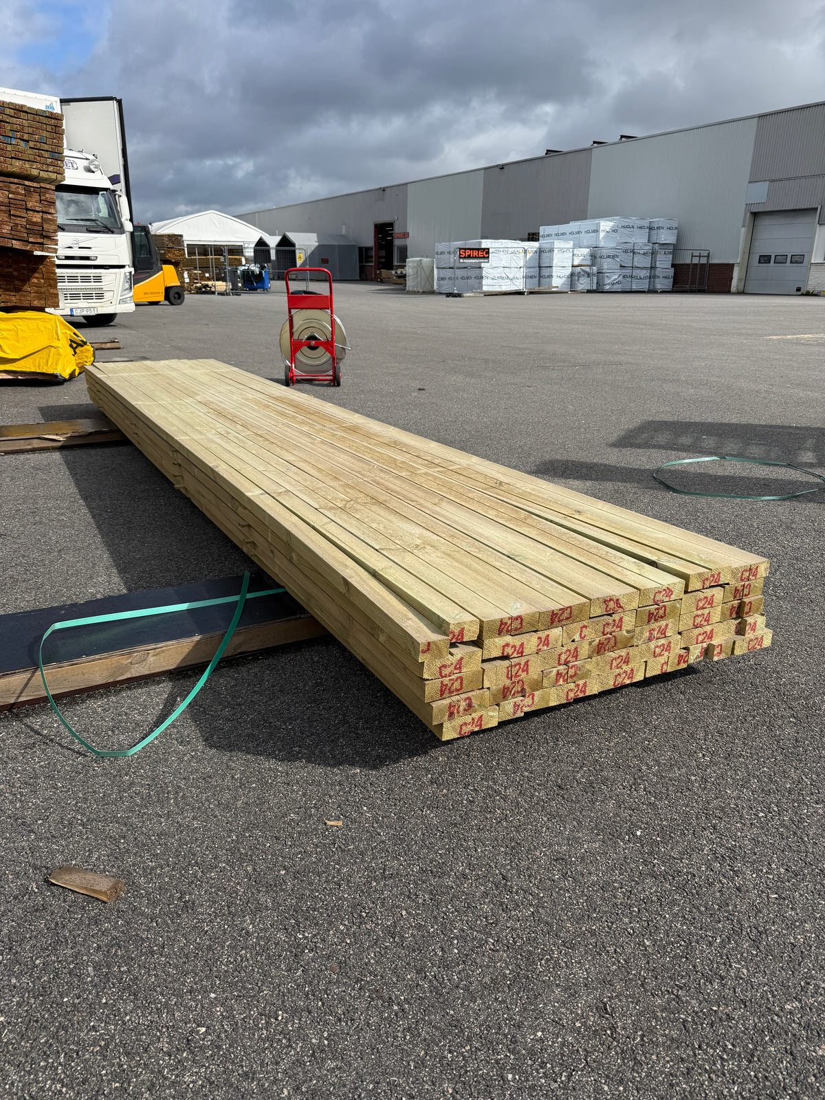 Paket Tryckimpregnerade Reglar 45x70mm, 70st 5,40m