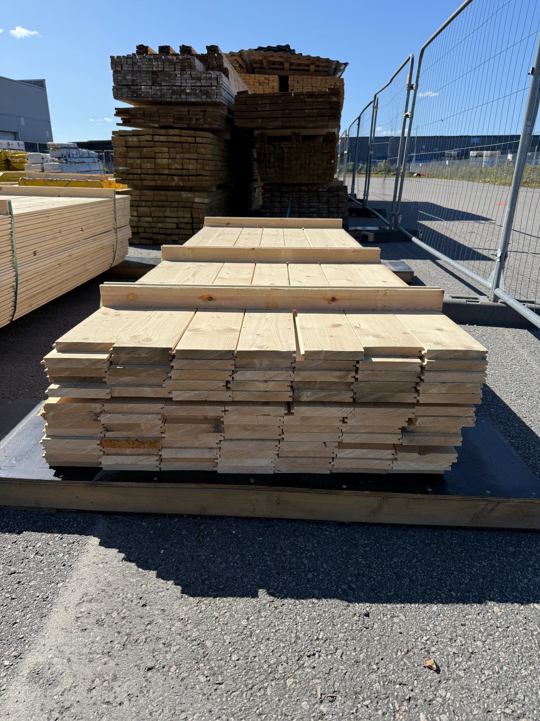 Parti Råspont/ luckämne 23x145mm 3,00m- 91st Gran