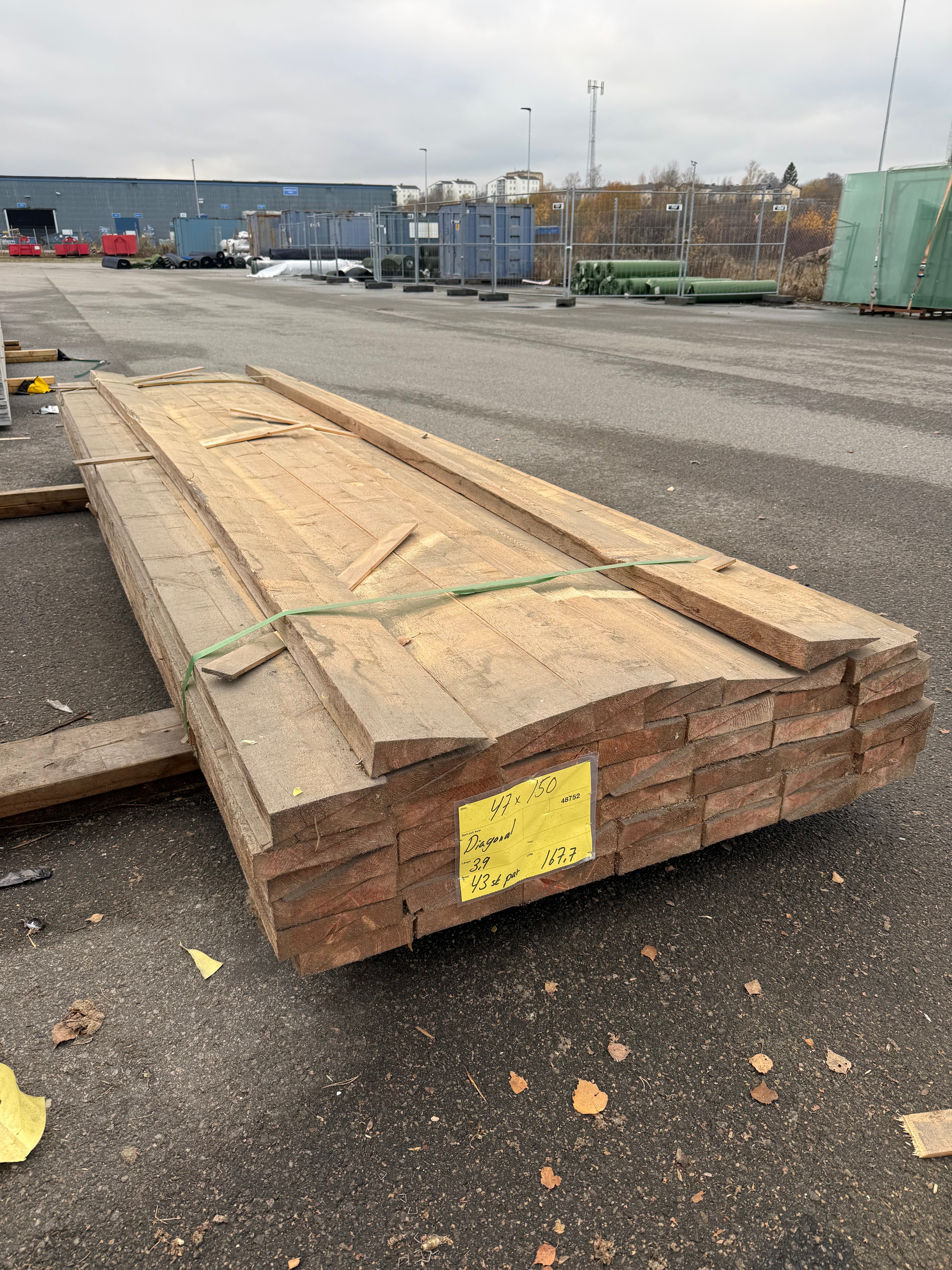 Paket Reglar 47x150mm – 85 st (3,90 m, Gran, Snedkapade)