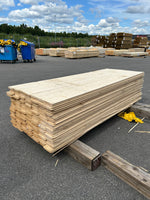 Paket Falsad Spårpanel 22x145mm- 2,50m 175 st Obehandlad