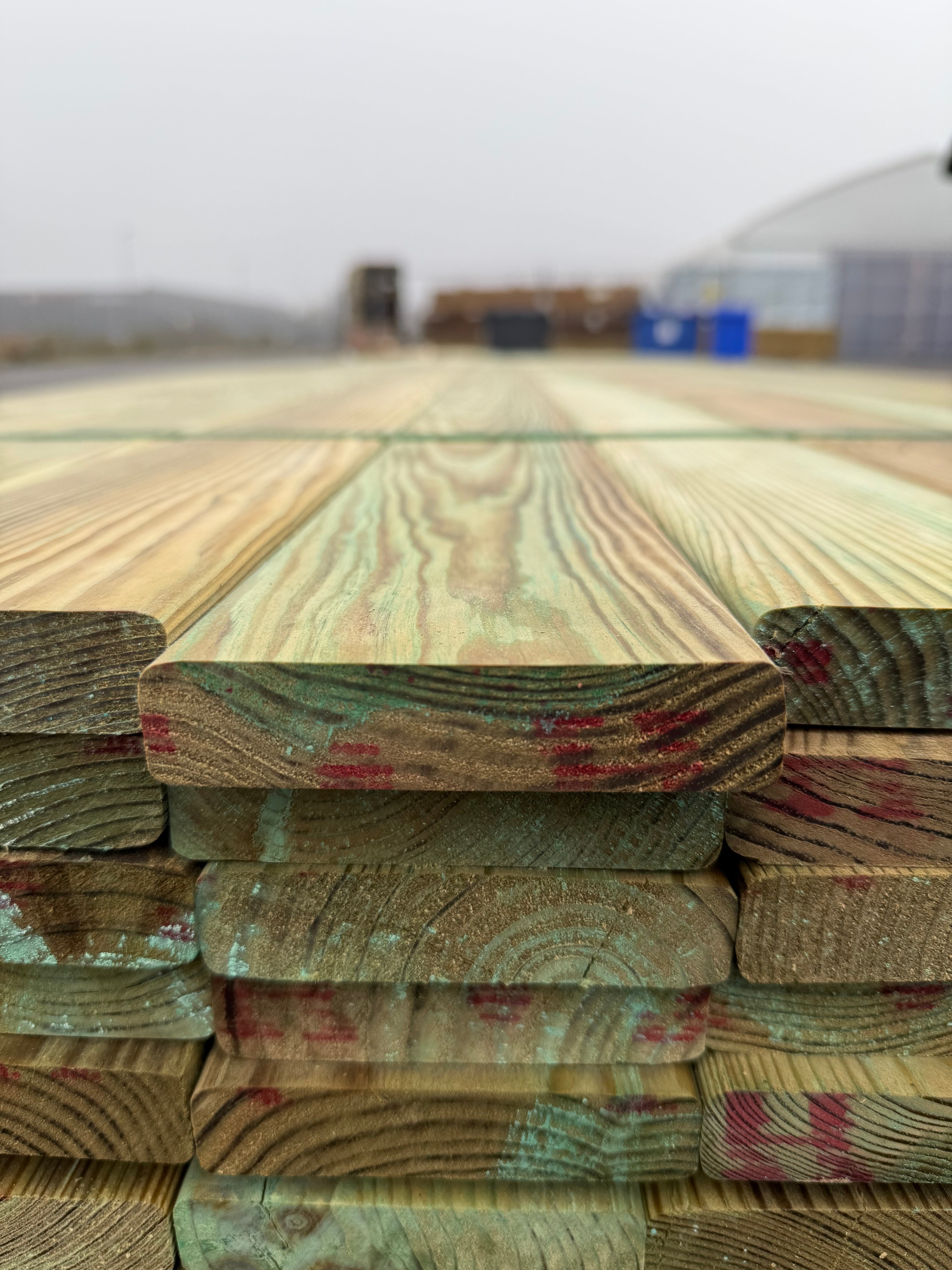 Paket Tryckimpregnerad trall 22x95mm 3,6-3,90m (B-Sortering)
