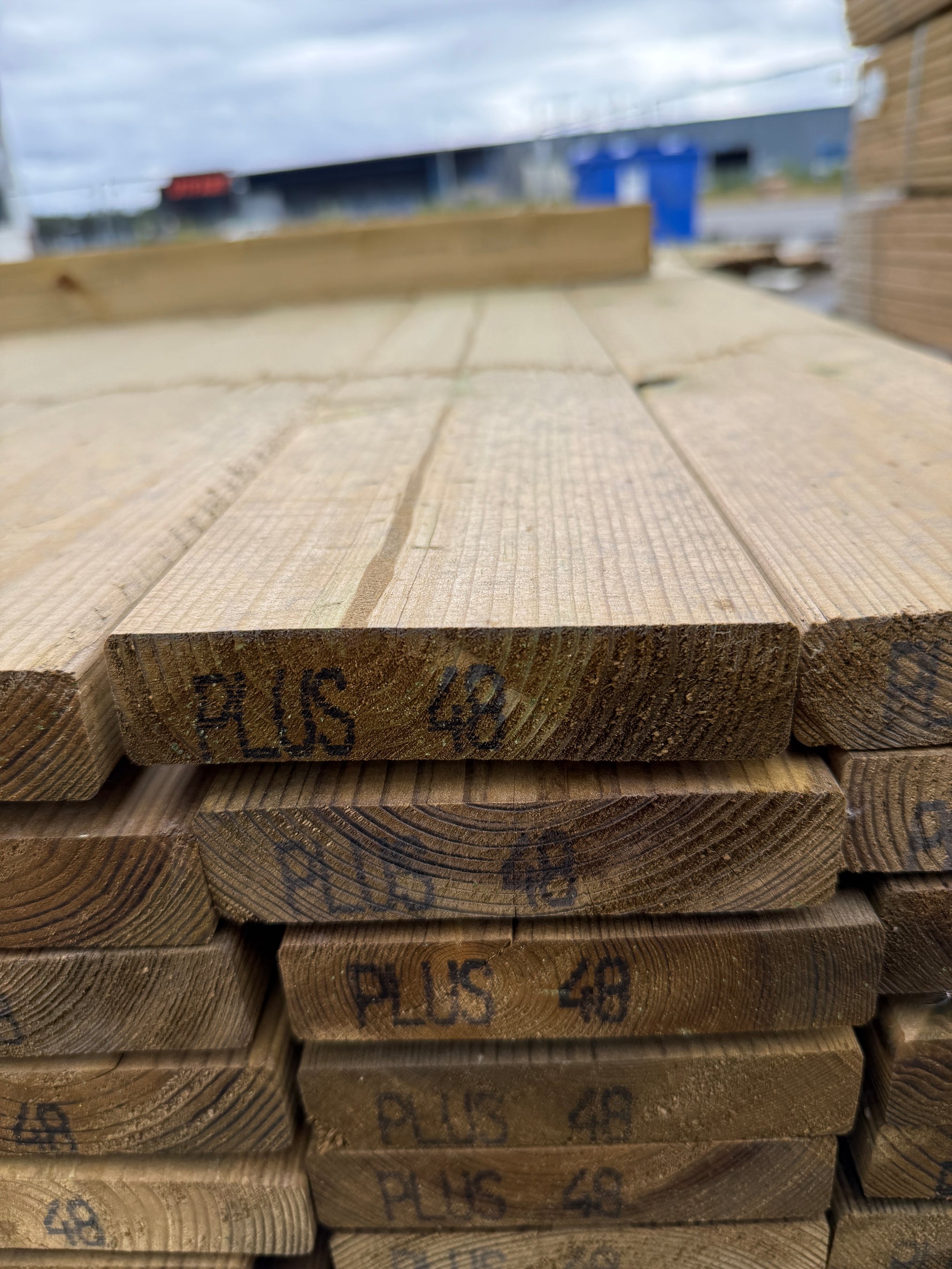 Paket Tryckimpregnerad Trall 28×120mm, 153st 4,80m (G4-2)