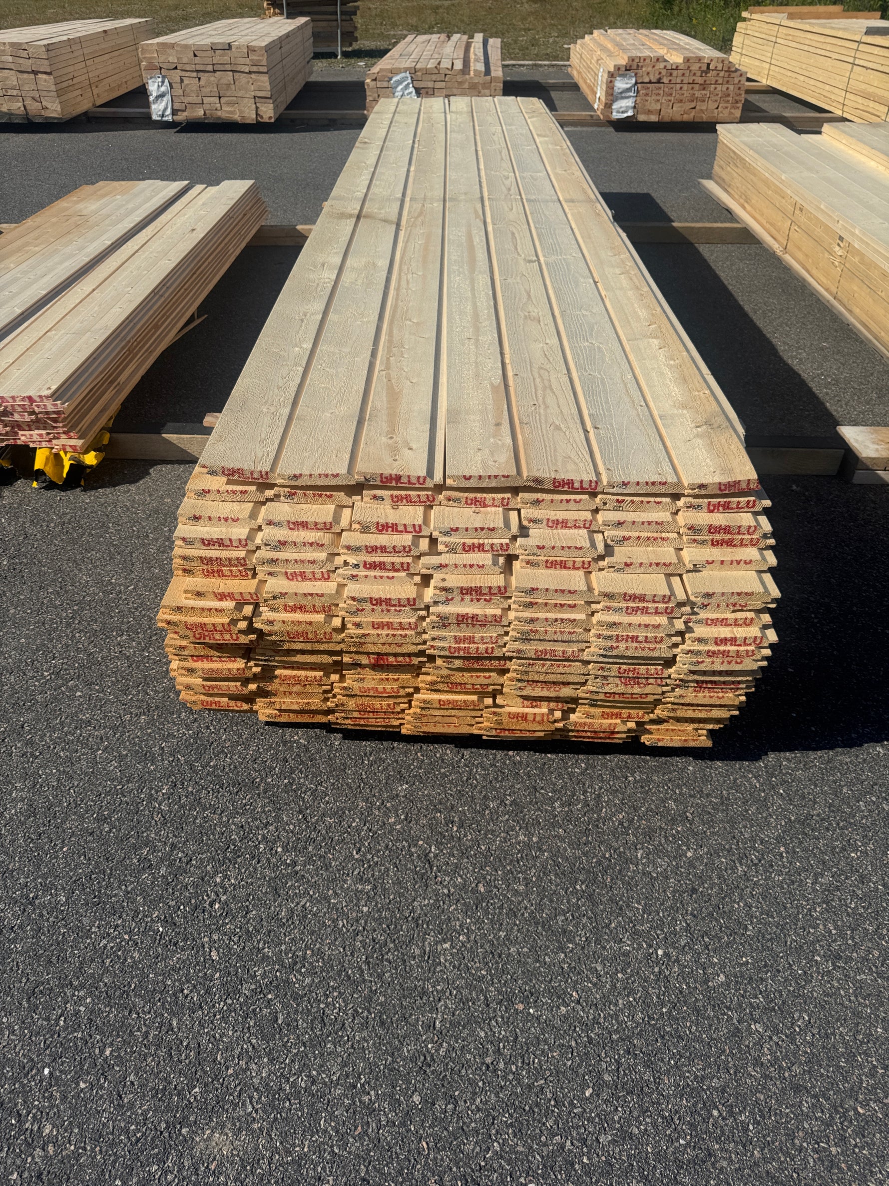 Paket Ytterpanel 22x145mm 4,50m 147st Obehandlad
