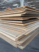 Parti Golvspånskivor 22x620x2420mm, Utsorterade – 24st