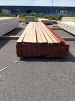 Paket Finsågade Brädor 22x95mm, 120st 5.10m (Slamfärg Röd)