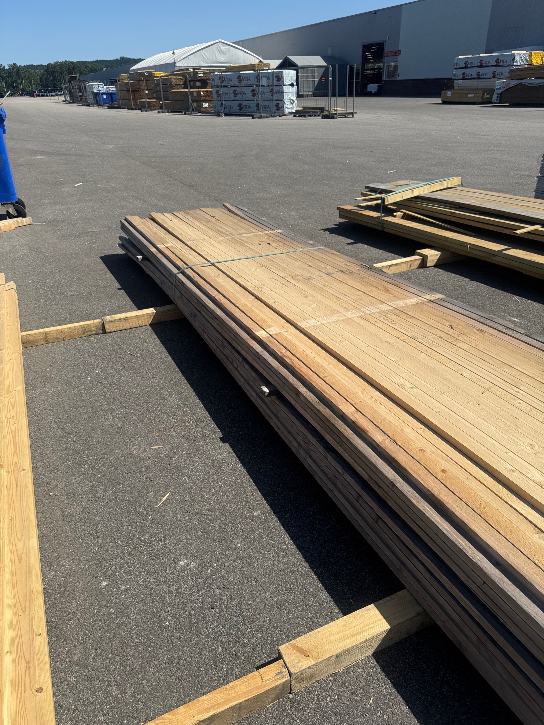 Paket Läkt 25x50 mm, 190 st 5,40 m Vattenskadat