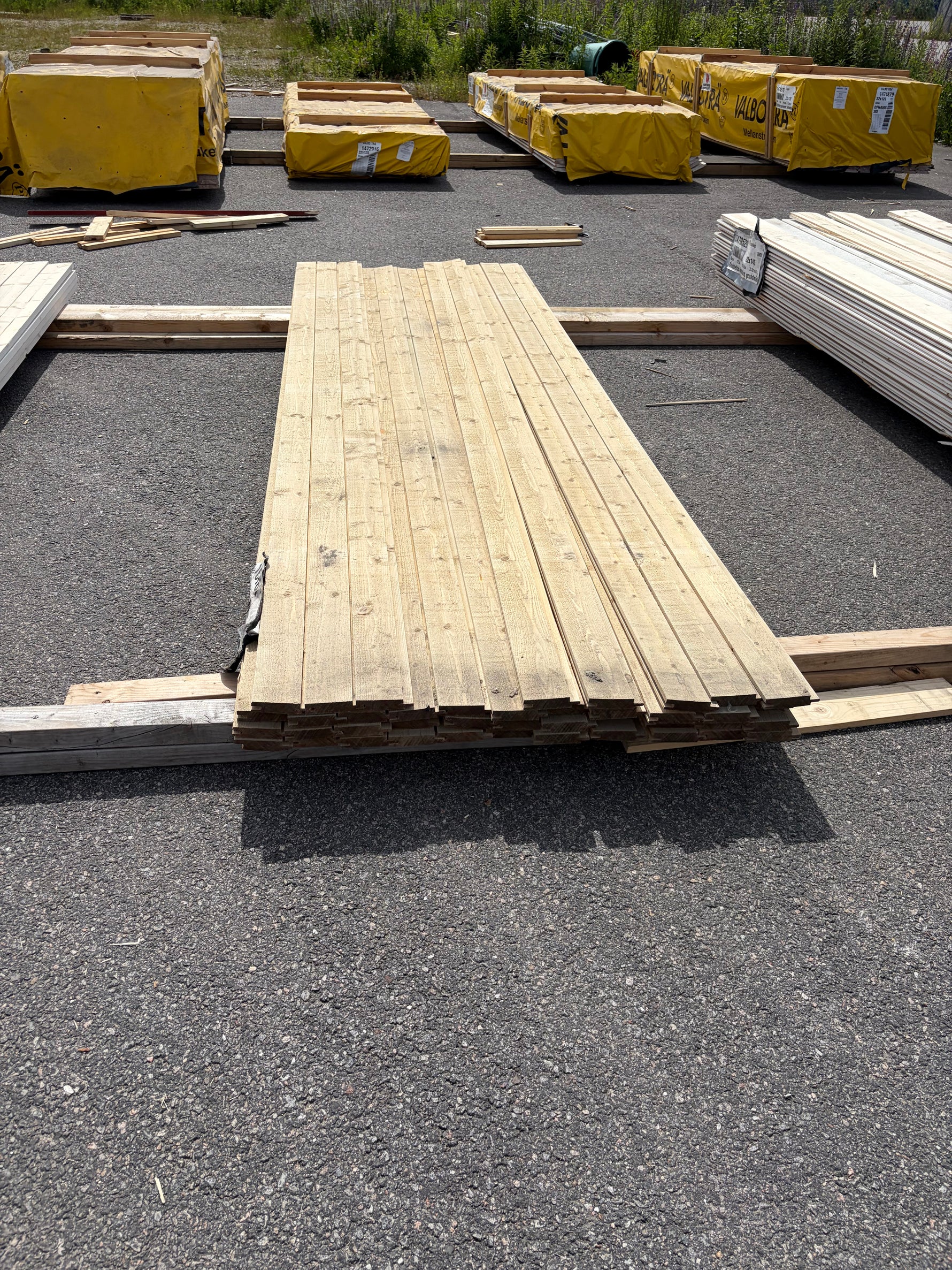 Paket Ytterpanel Spårpanel 22x95mm, 41st 3.0m (Järnvitriol)
